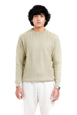 Cable Knit Sweater in Soft Amber