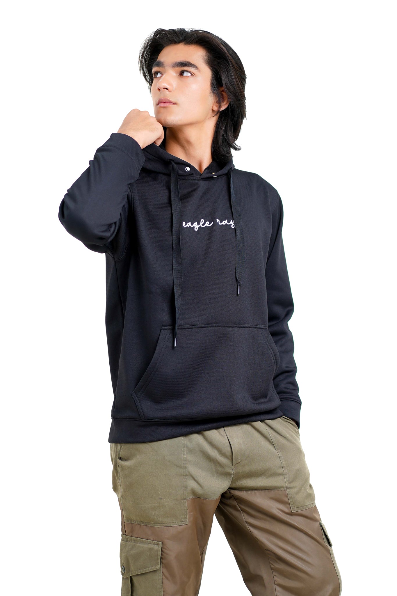 The Ray Hoodie in Black