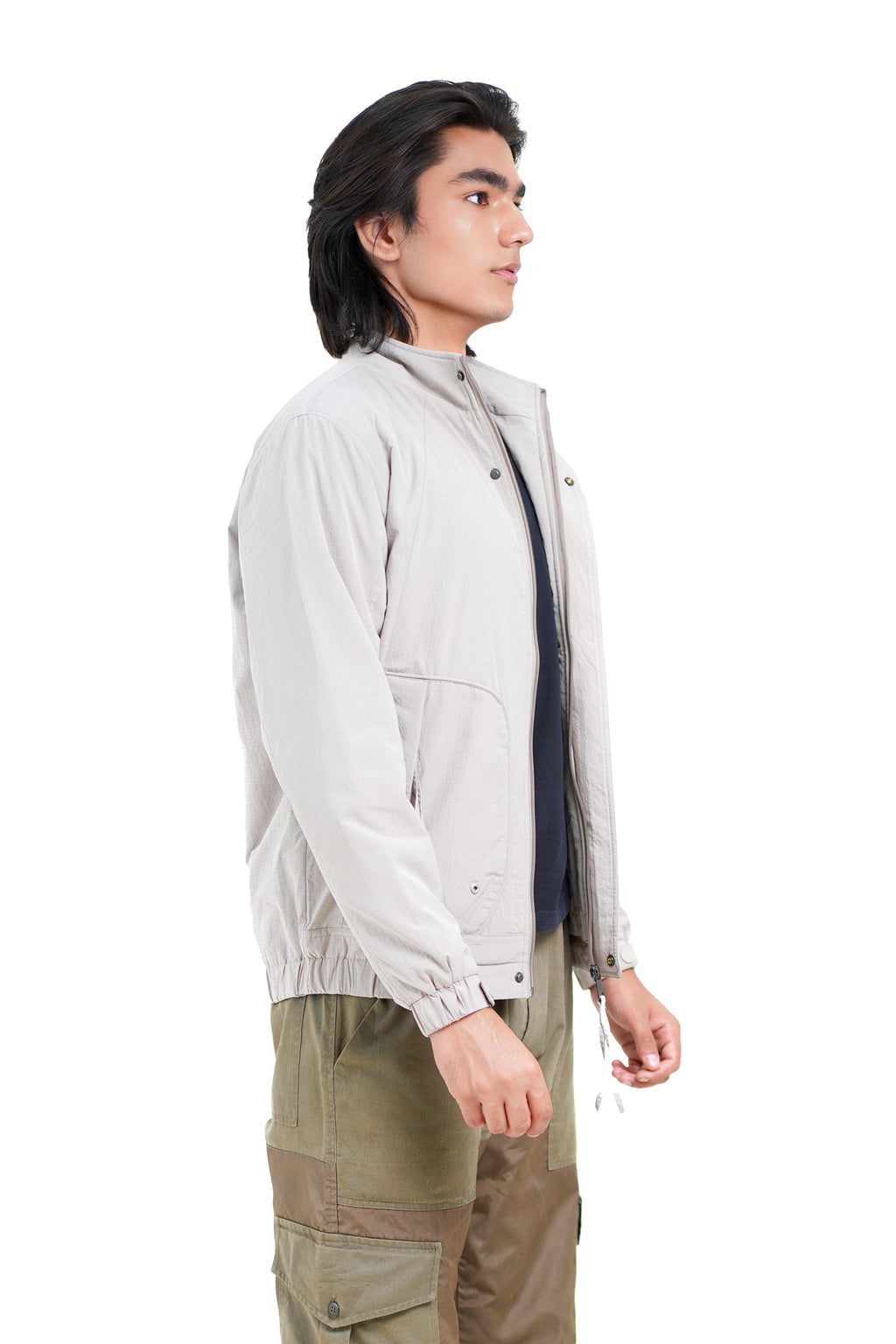 Bomber Jacket in  Light Olive