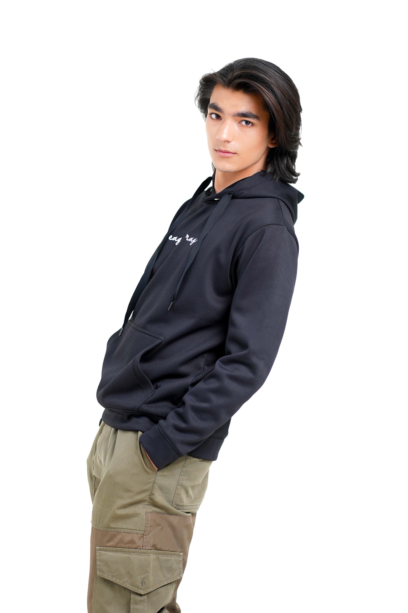 The Ray Hoodie in Black