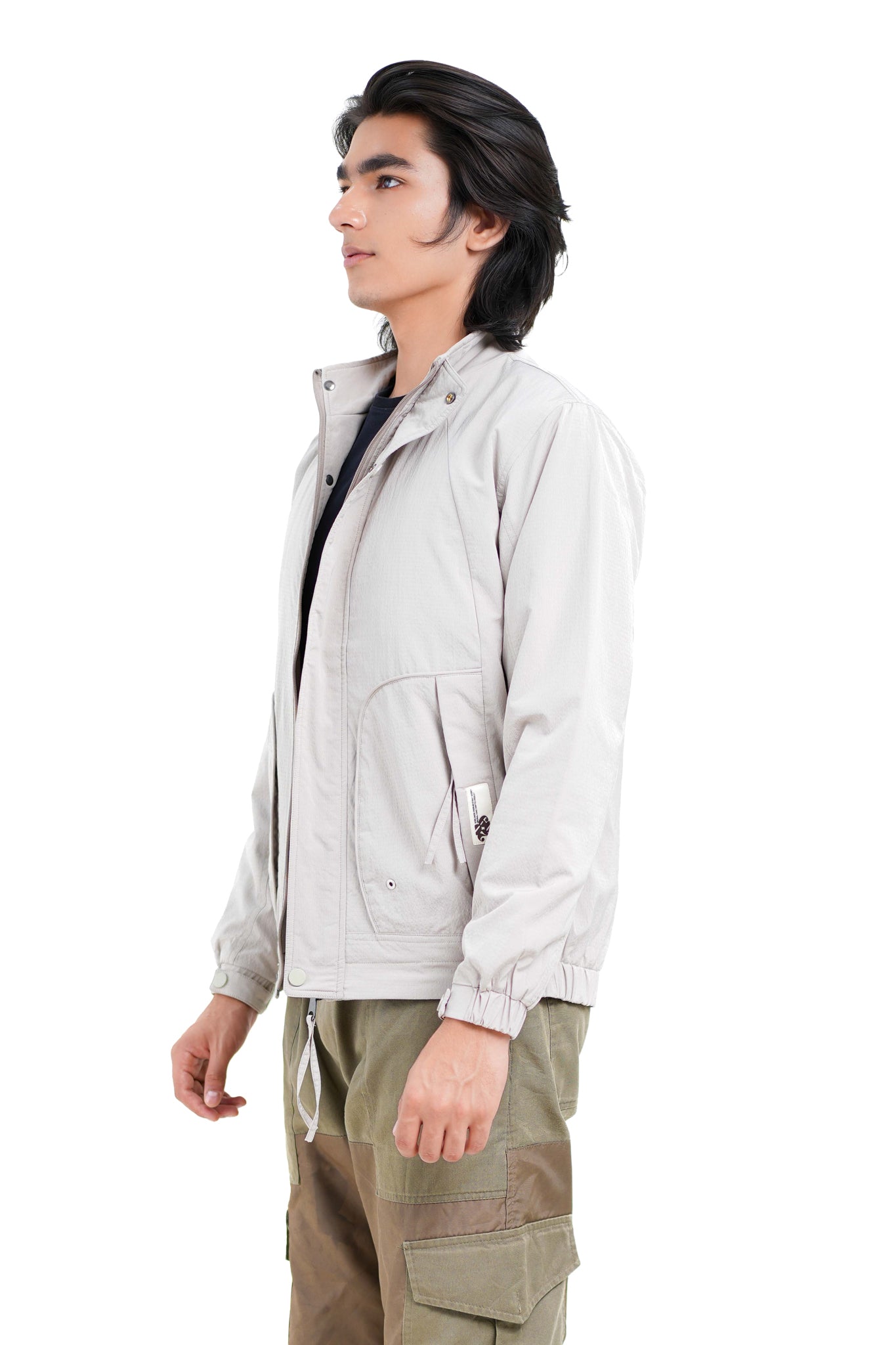 Bomber Jacket in  Light Olive