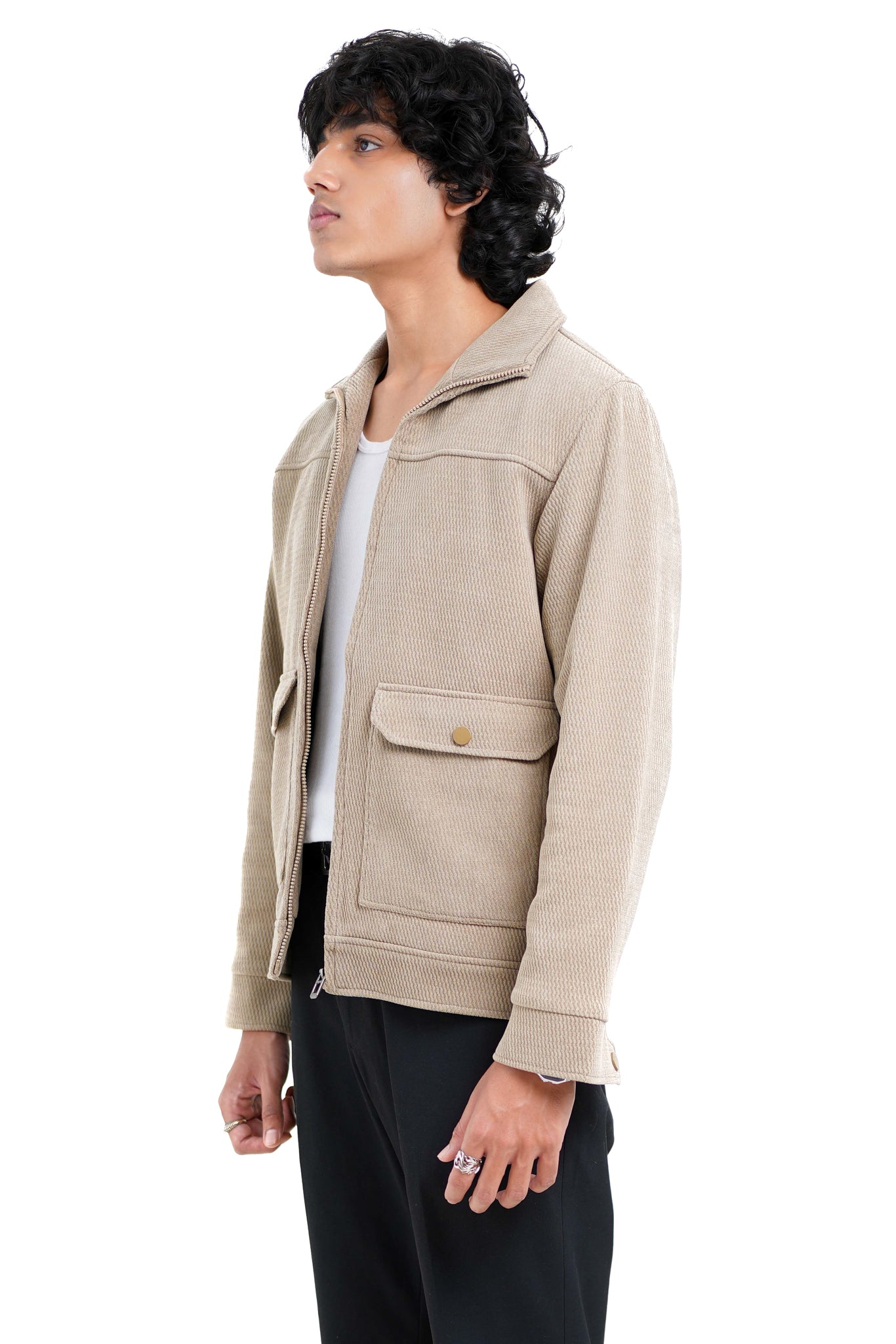 Knit Zipper Shacket