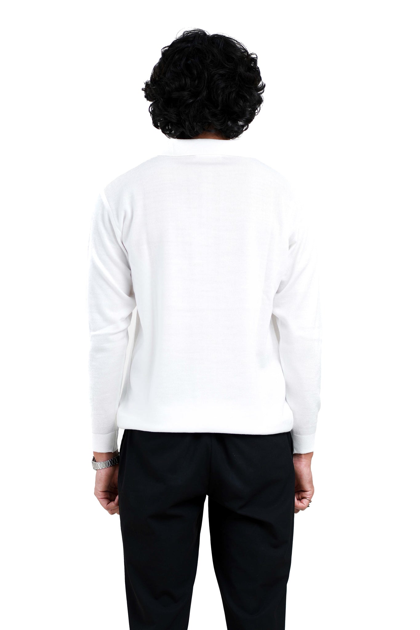 Luxe Polo in White Lilac