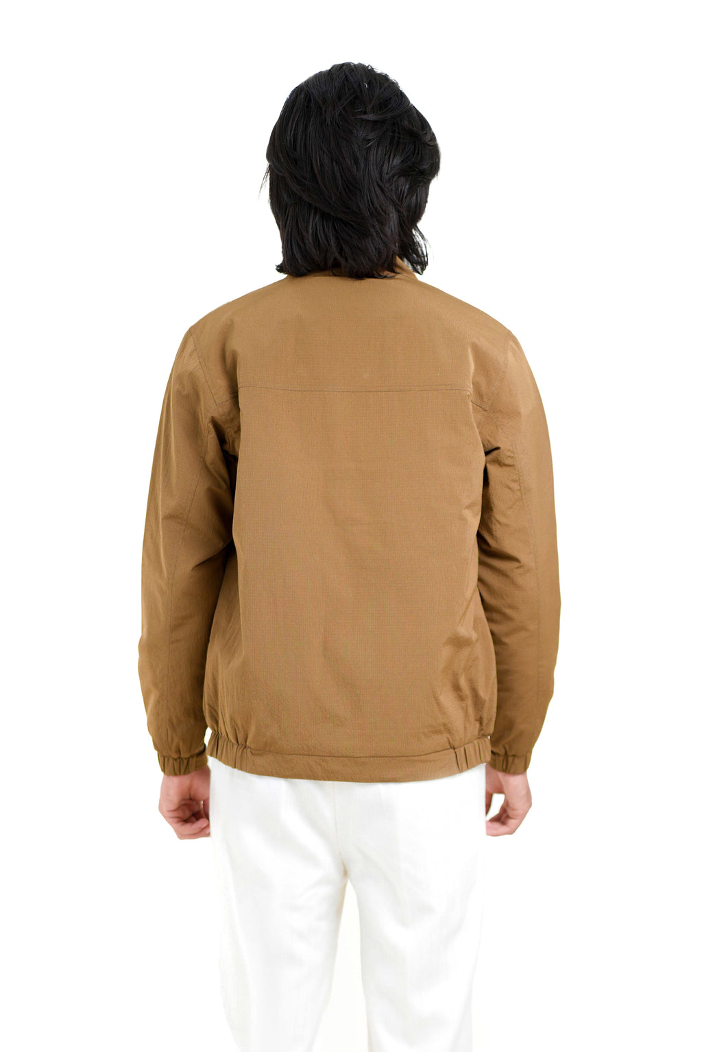 Bomber Jacket in Dark Sand