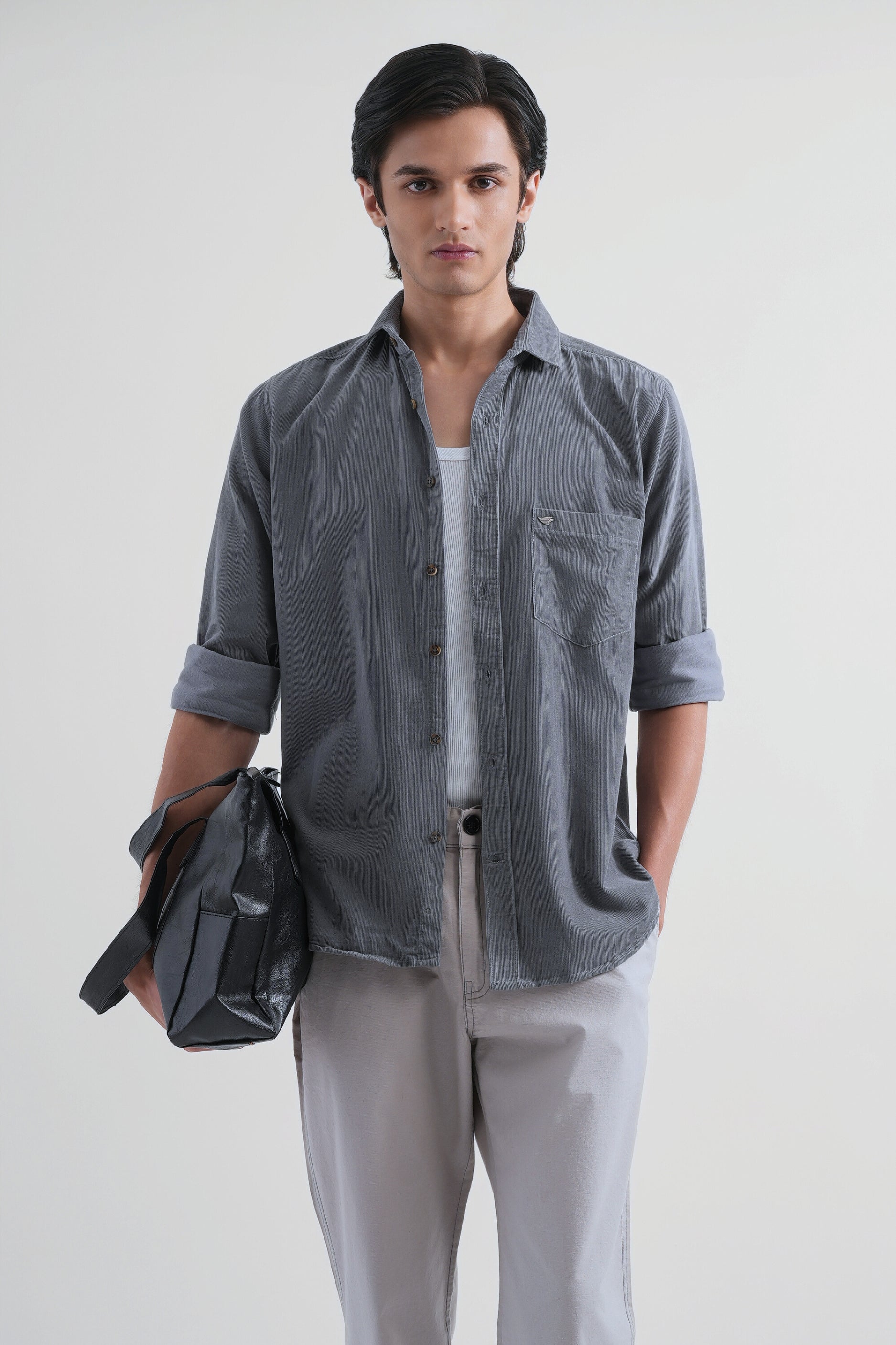 Raven Blue Corduroy Shirt