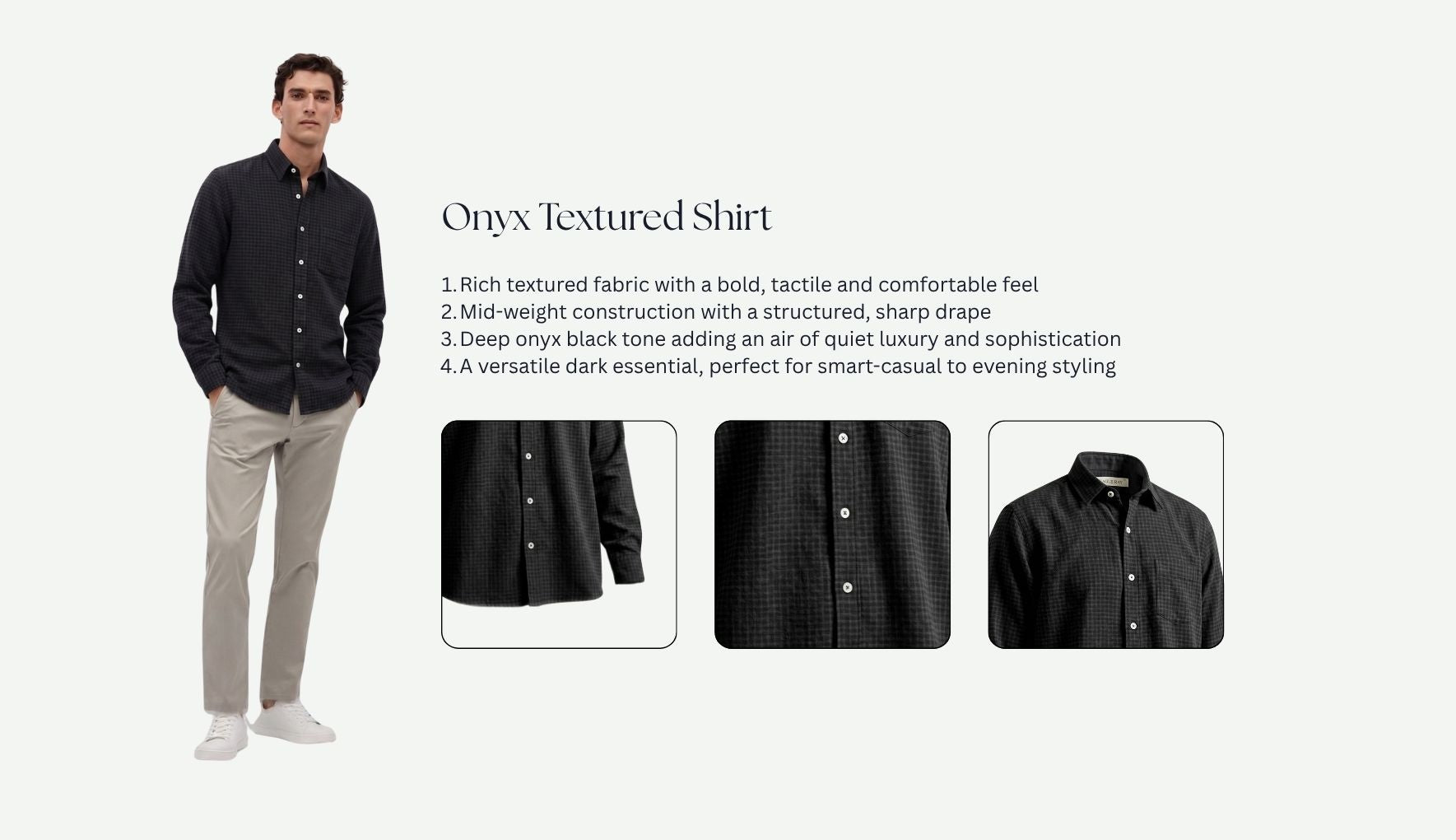 Onyx Textured Shirt
