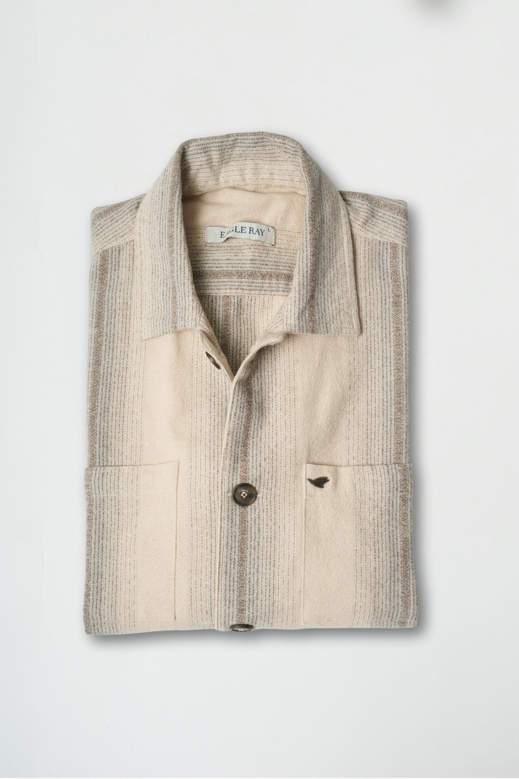 Beige Striped Shirt