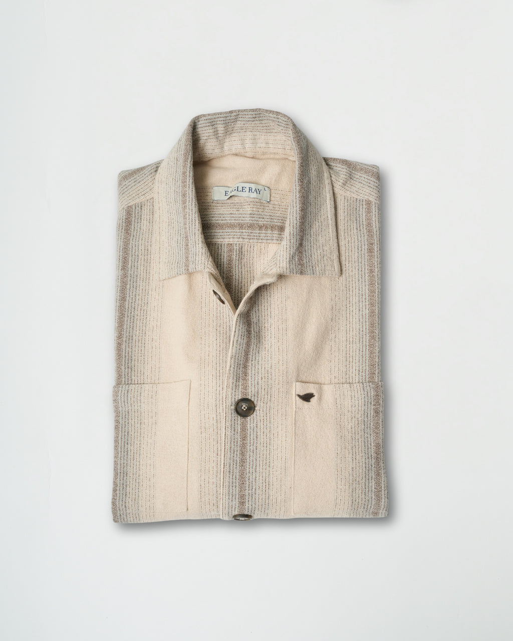 Beige Striped Shirt