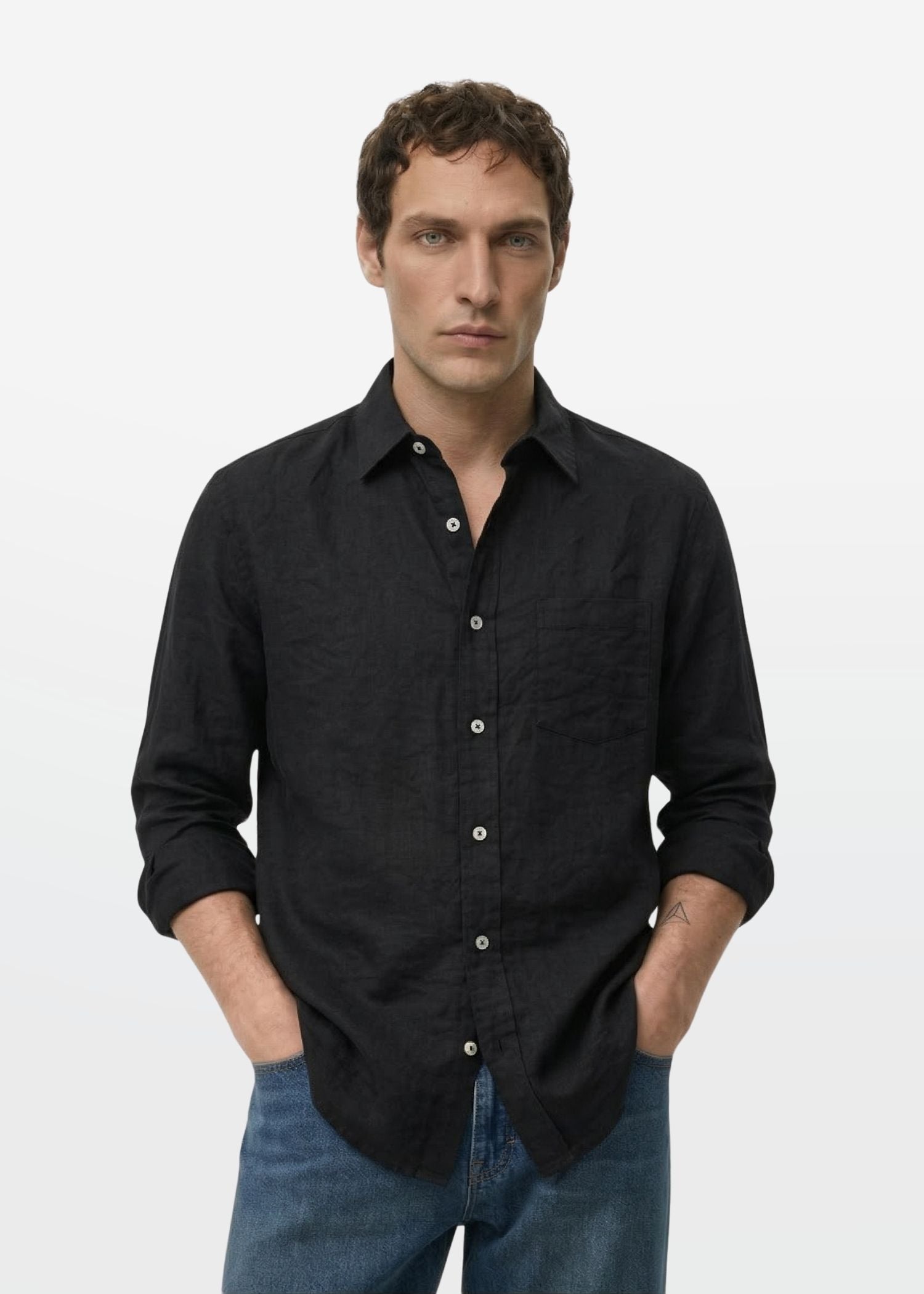 Cloud Shirt In Jet Black