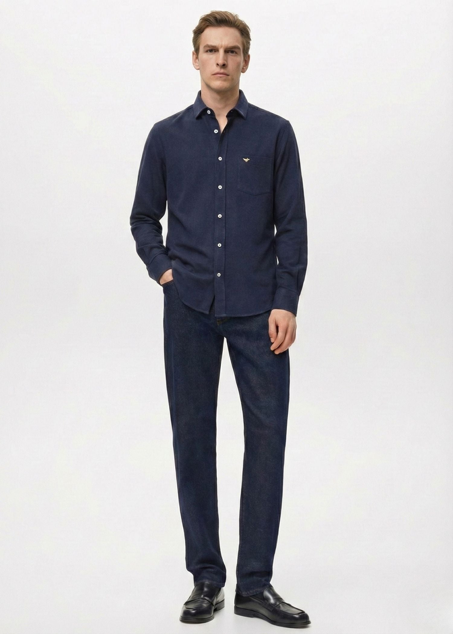 Mirage Blue Fluid Shirt