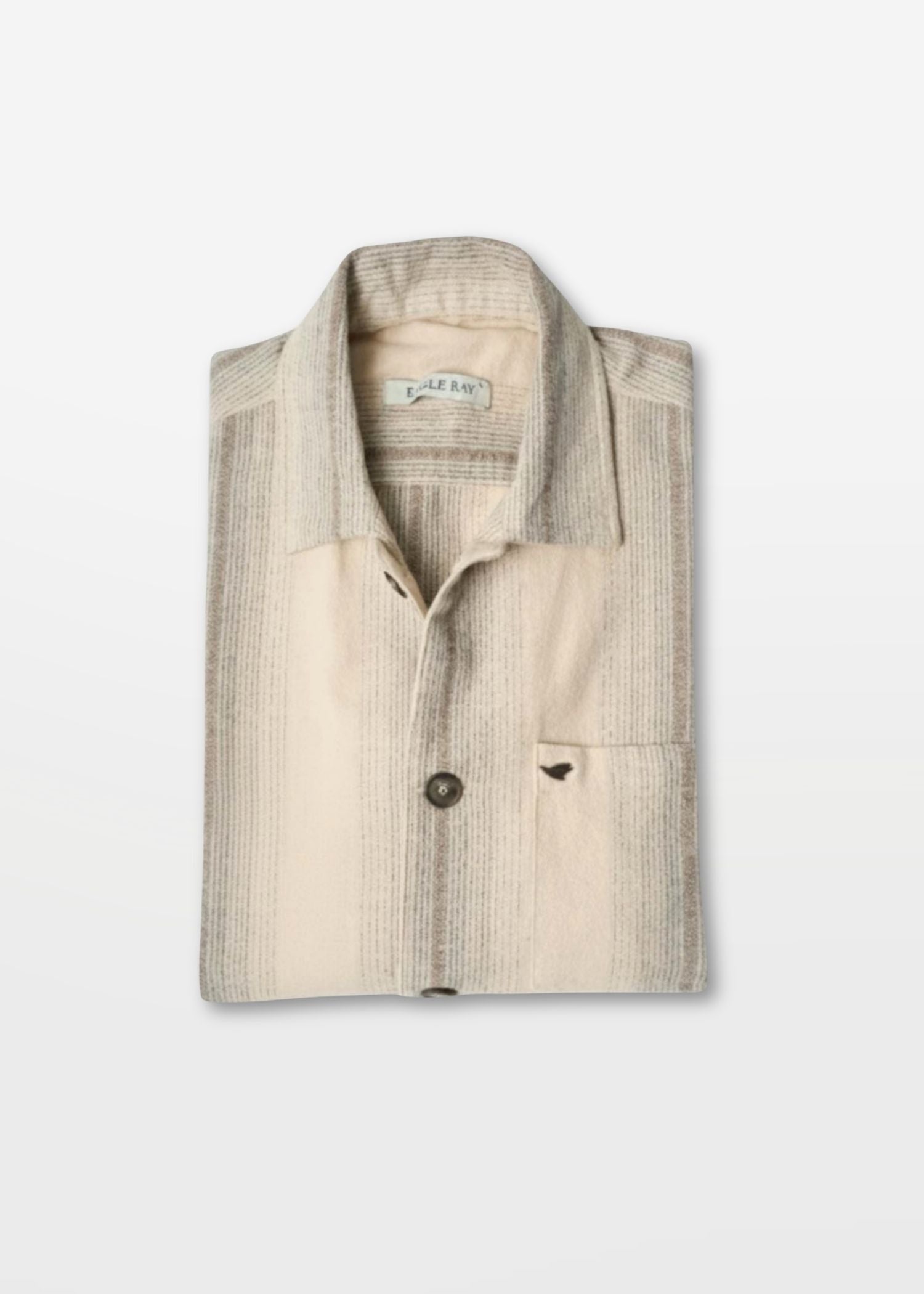 Beige Striped Shirt