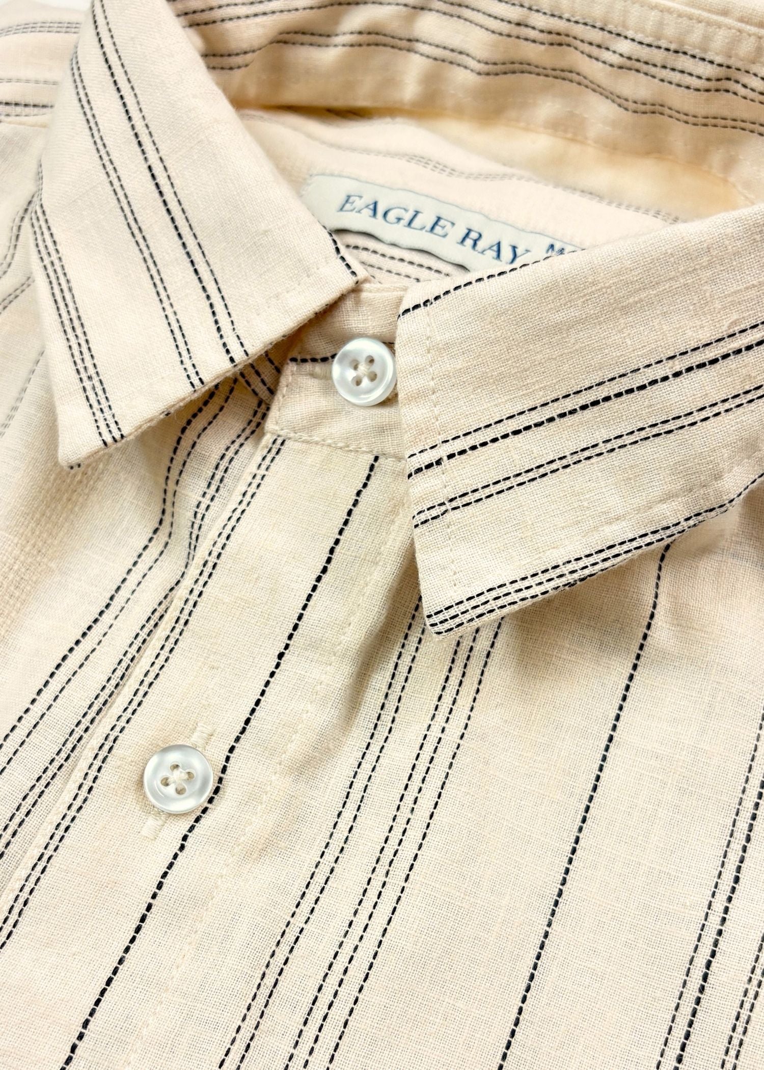 Sand Stripe Textured Shirt