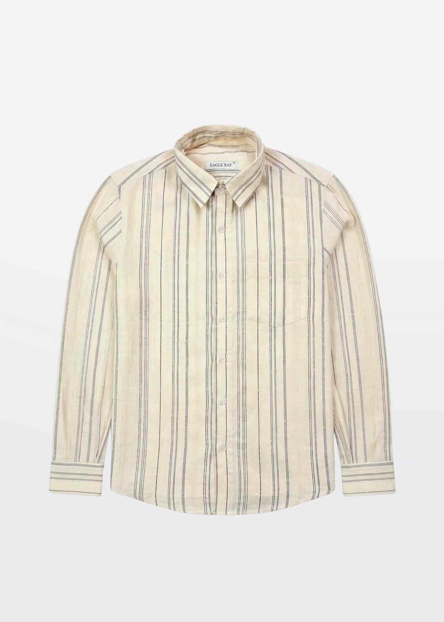 Sand Stripe Textured Shirt