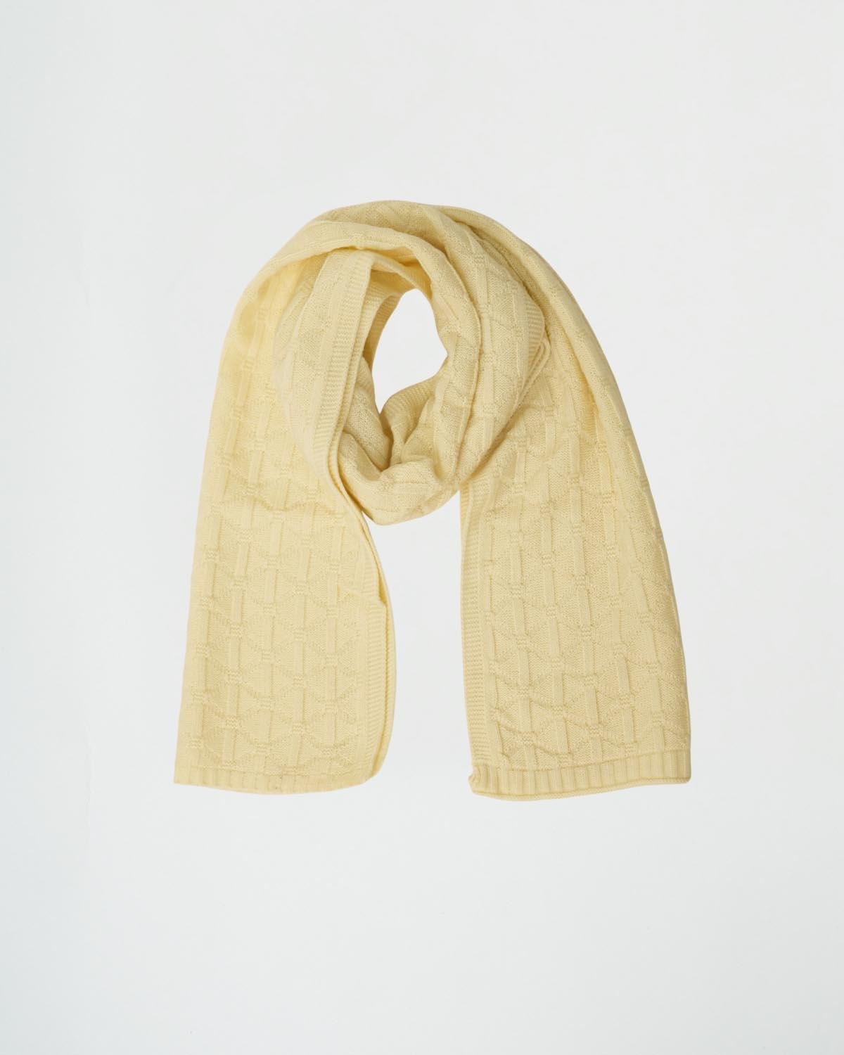 Woolen Muffler in Light Apricot