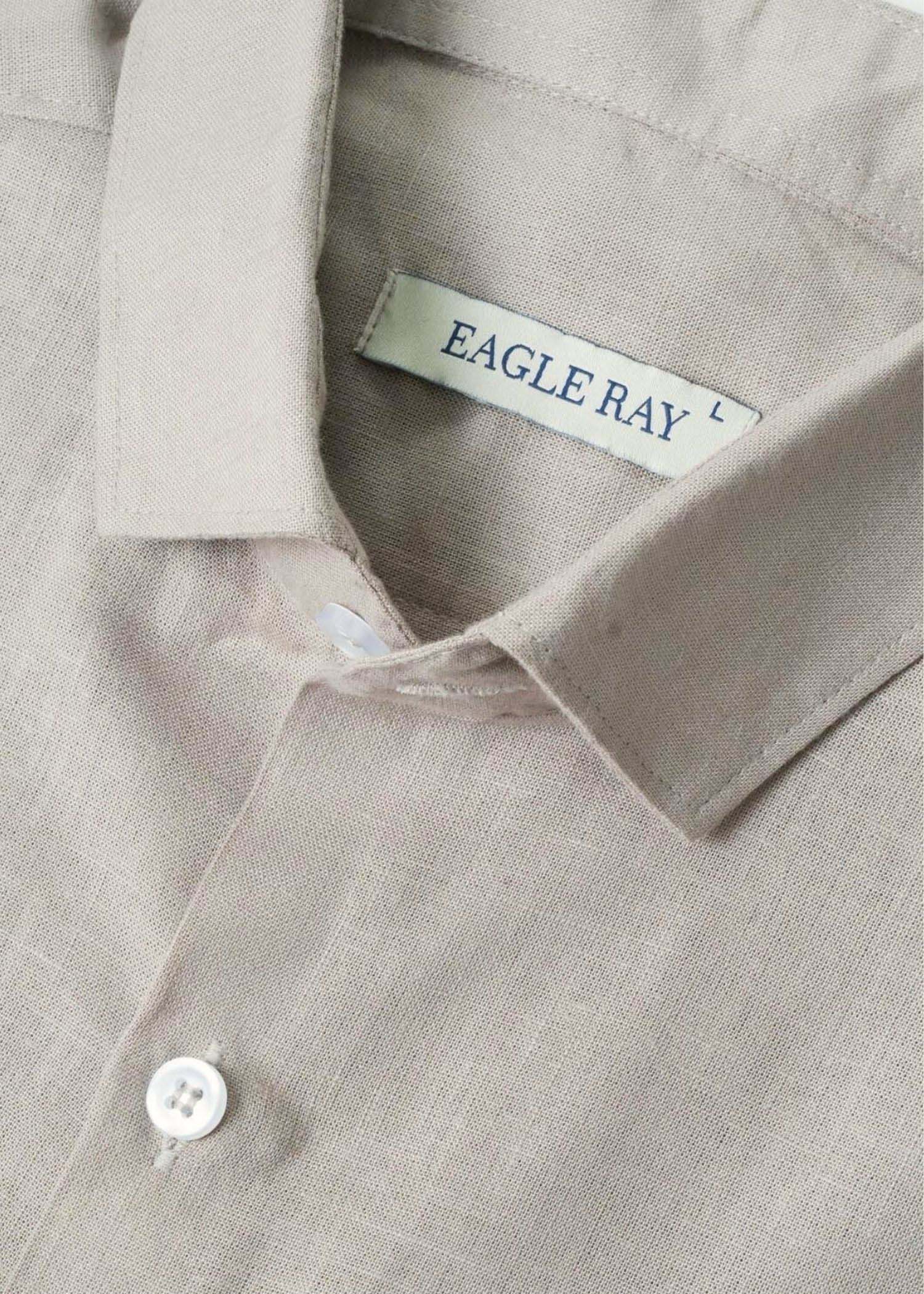 Pastel Grey Lyocell Linen Shirt