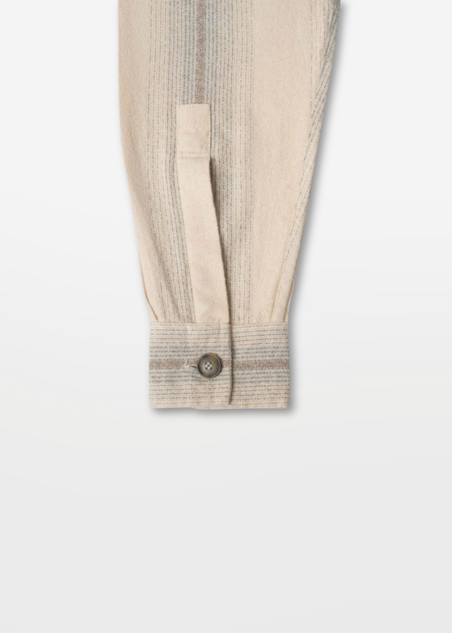 Beige Striped Shirt — Men's Cotton Striped Shirt | Eagle Ray