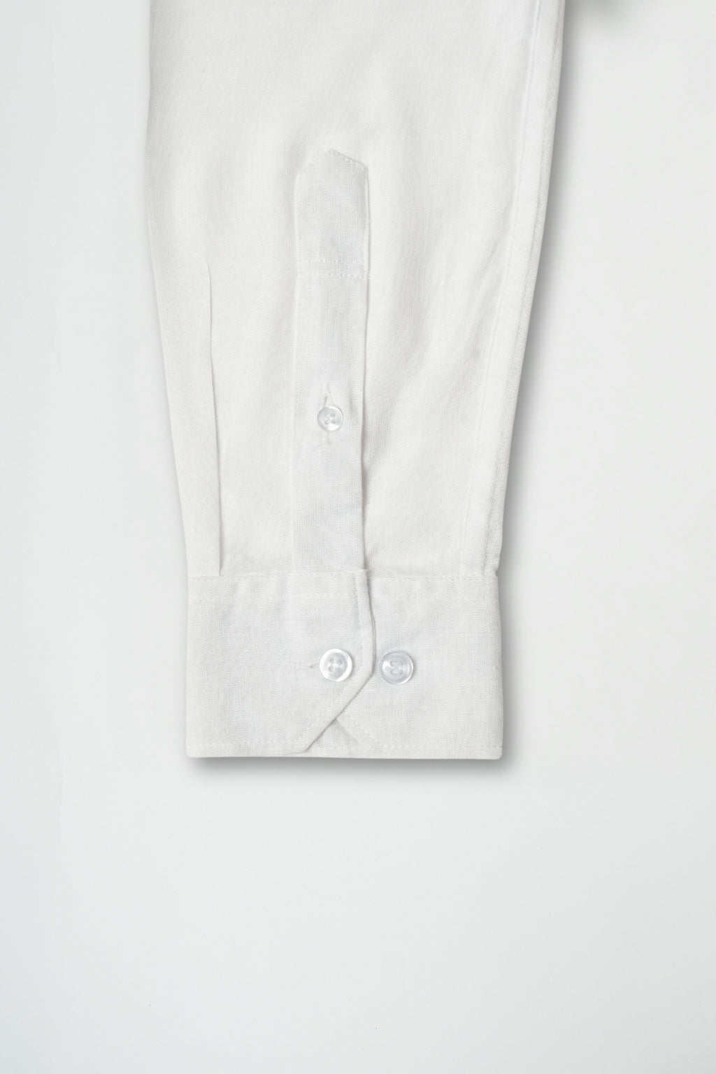 Porcelain White Viscose Linen shirt