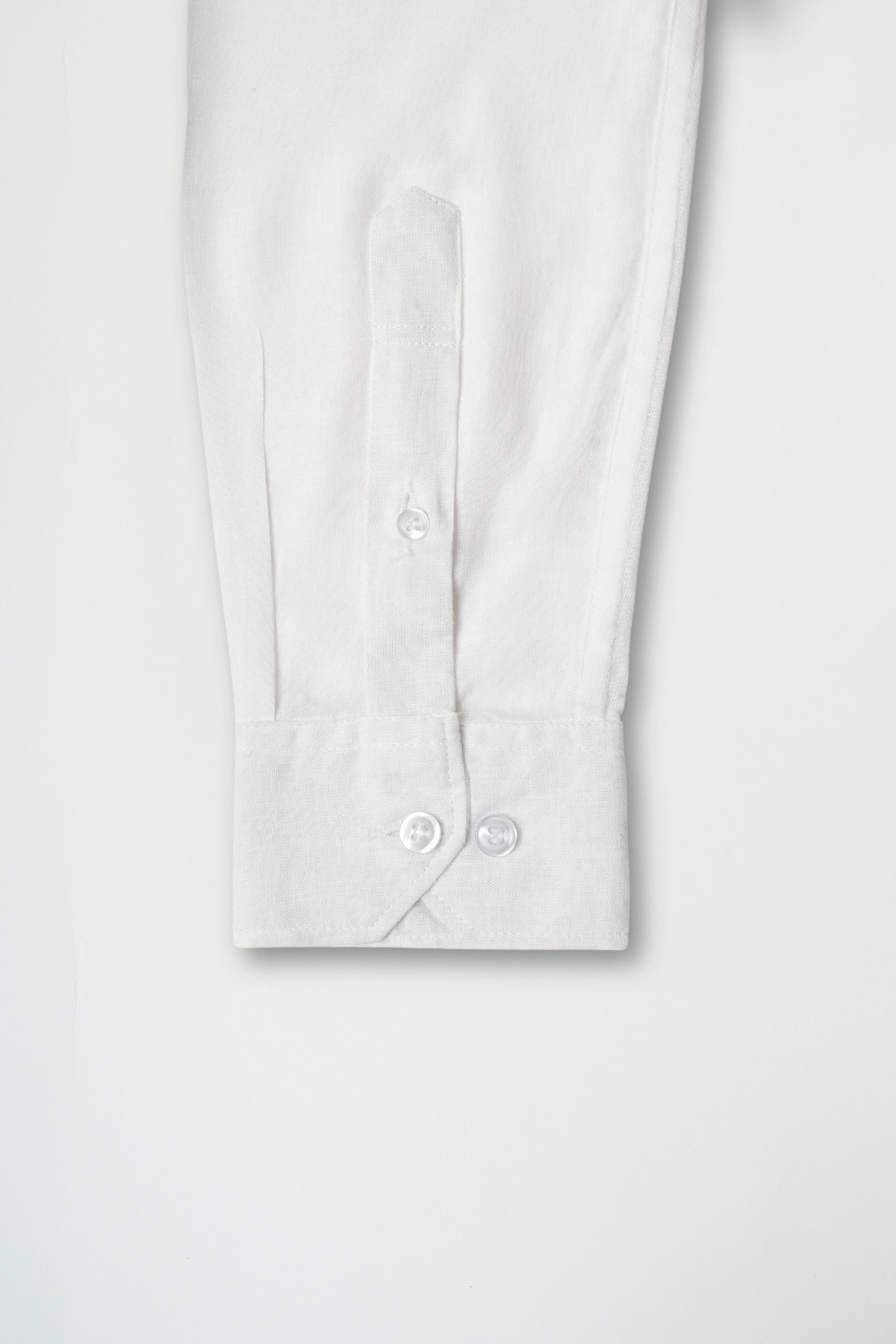Porcelain White Viscose Linen shirt