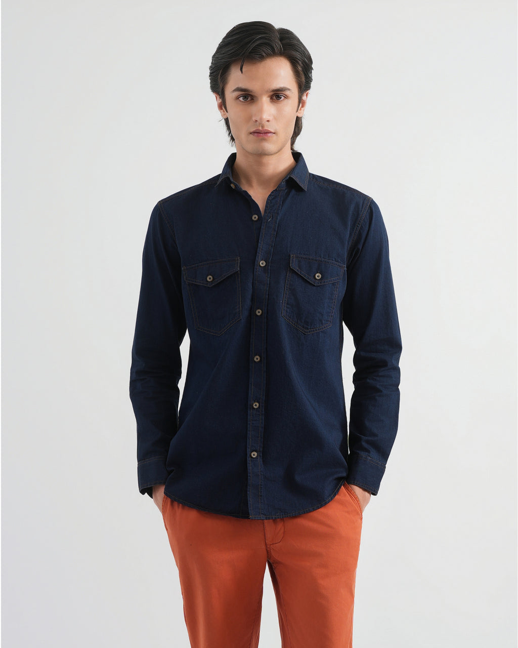 Baltic Blue Indigo Shirt