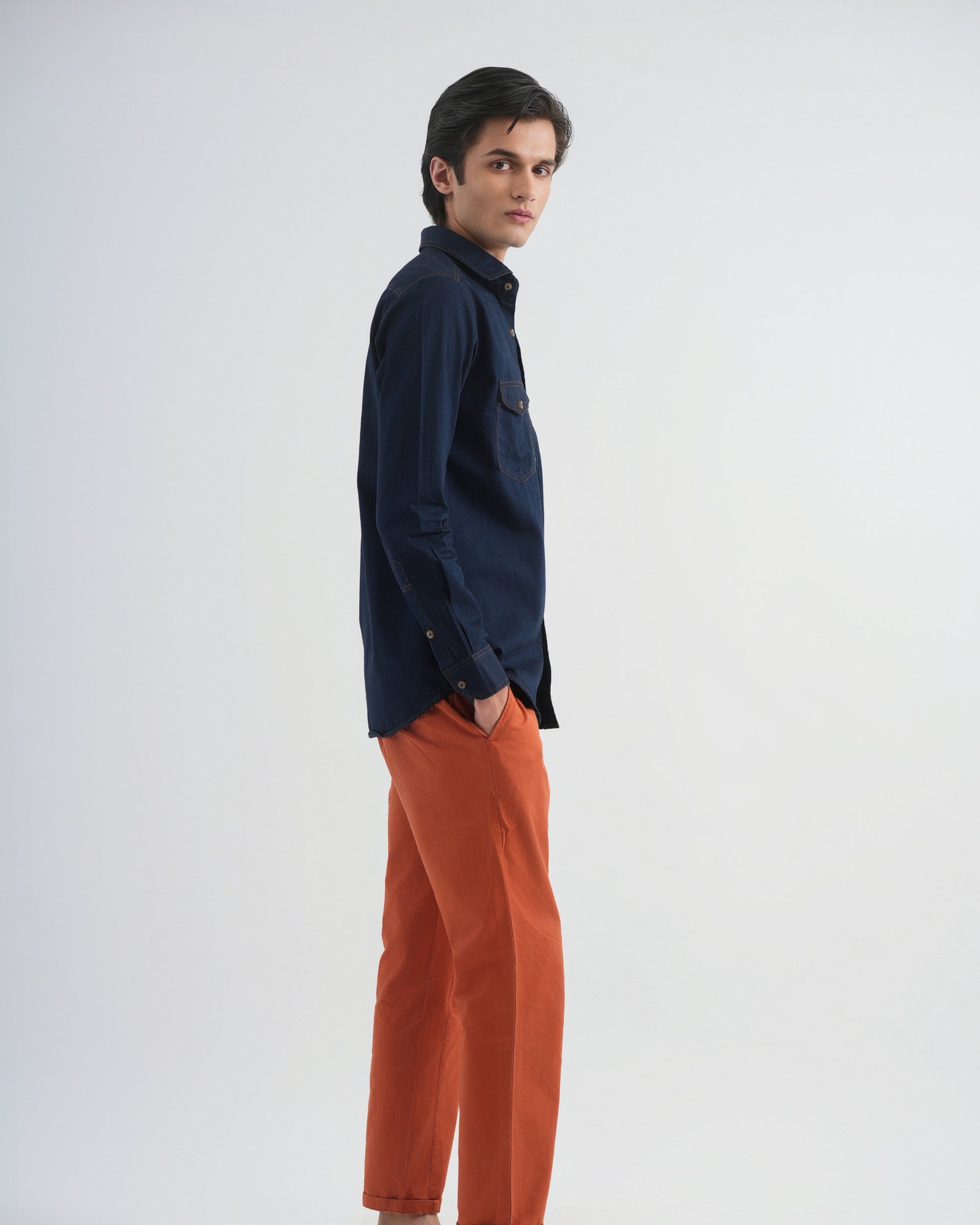 Baltic Blue Indigo Shirt