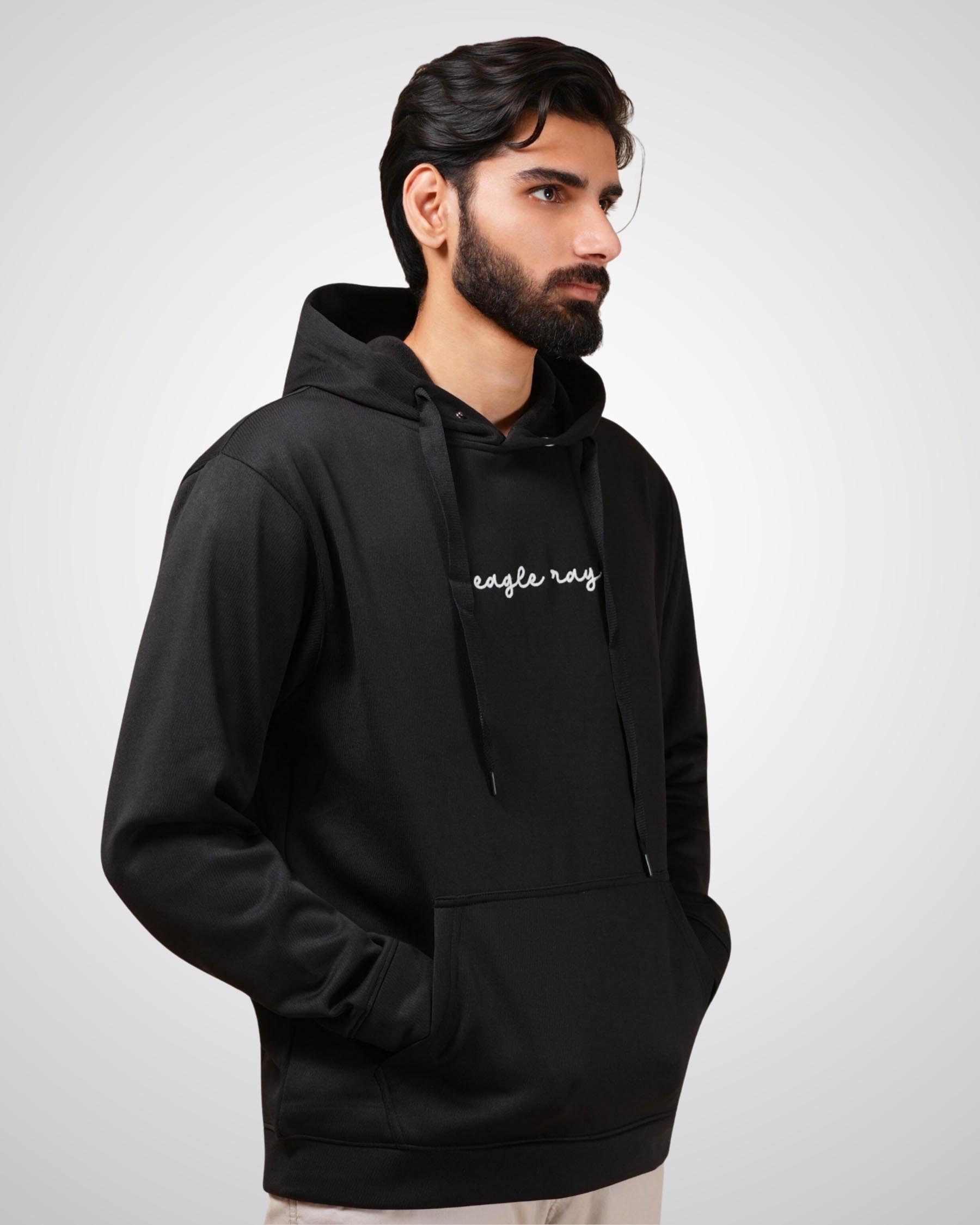 The Ray Hoodie in Black