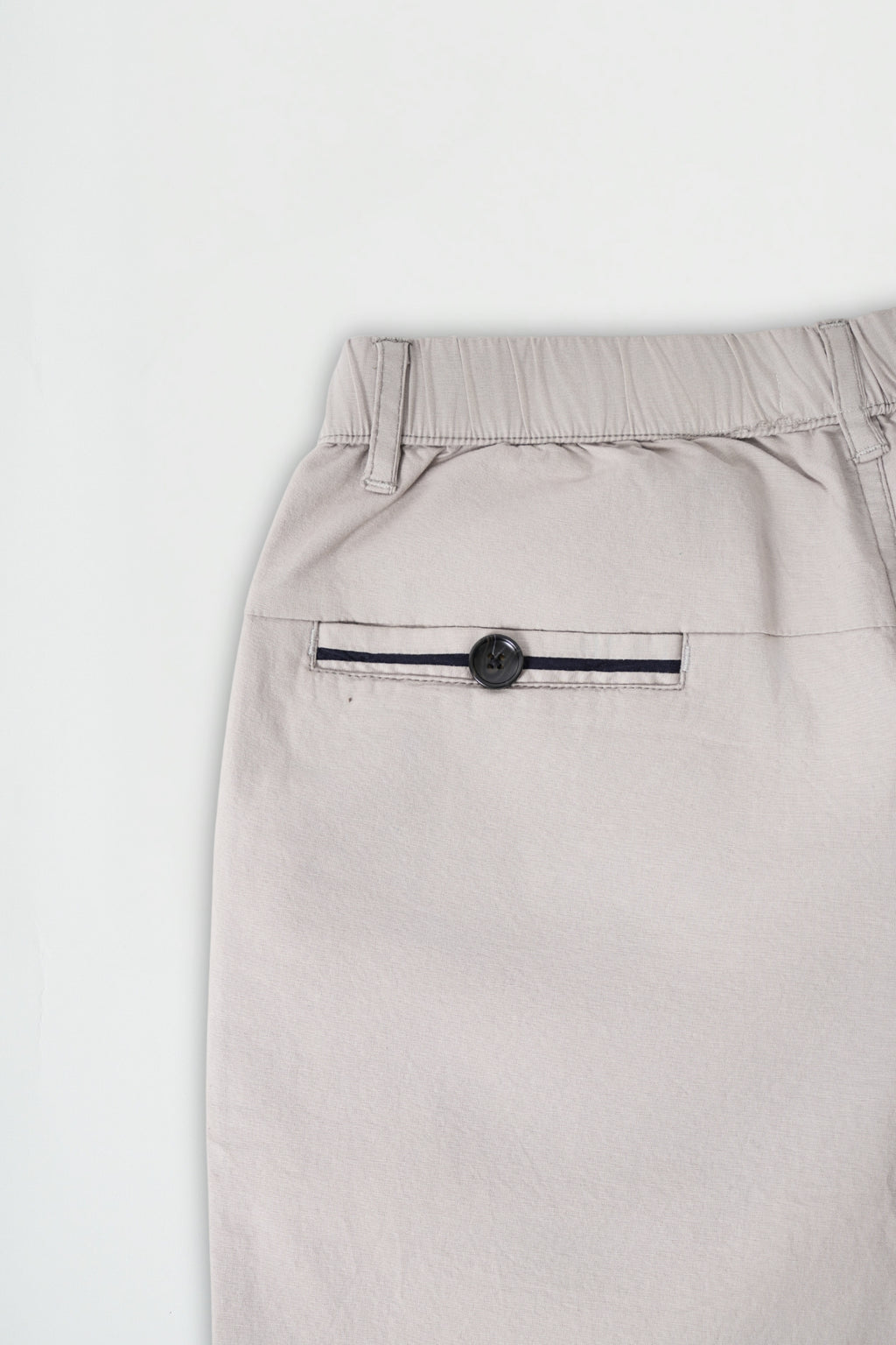 White Cotton Drawstring Pants