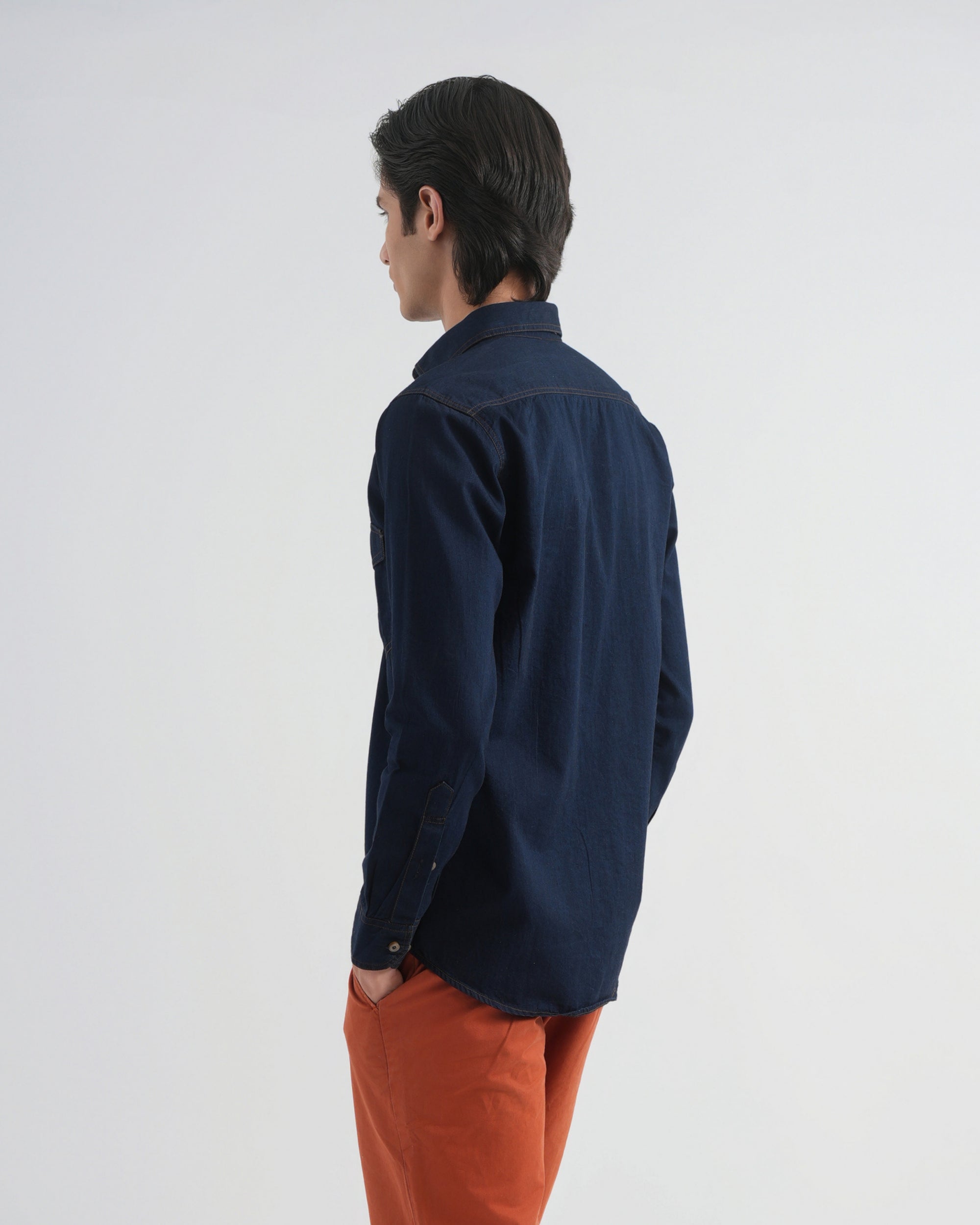Baltic Blue Indigo Shirt