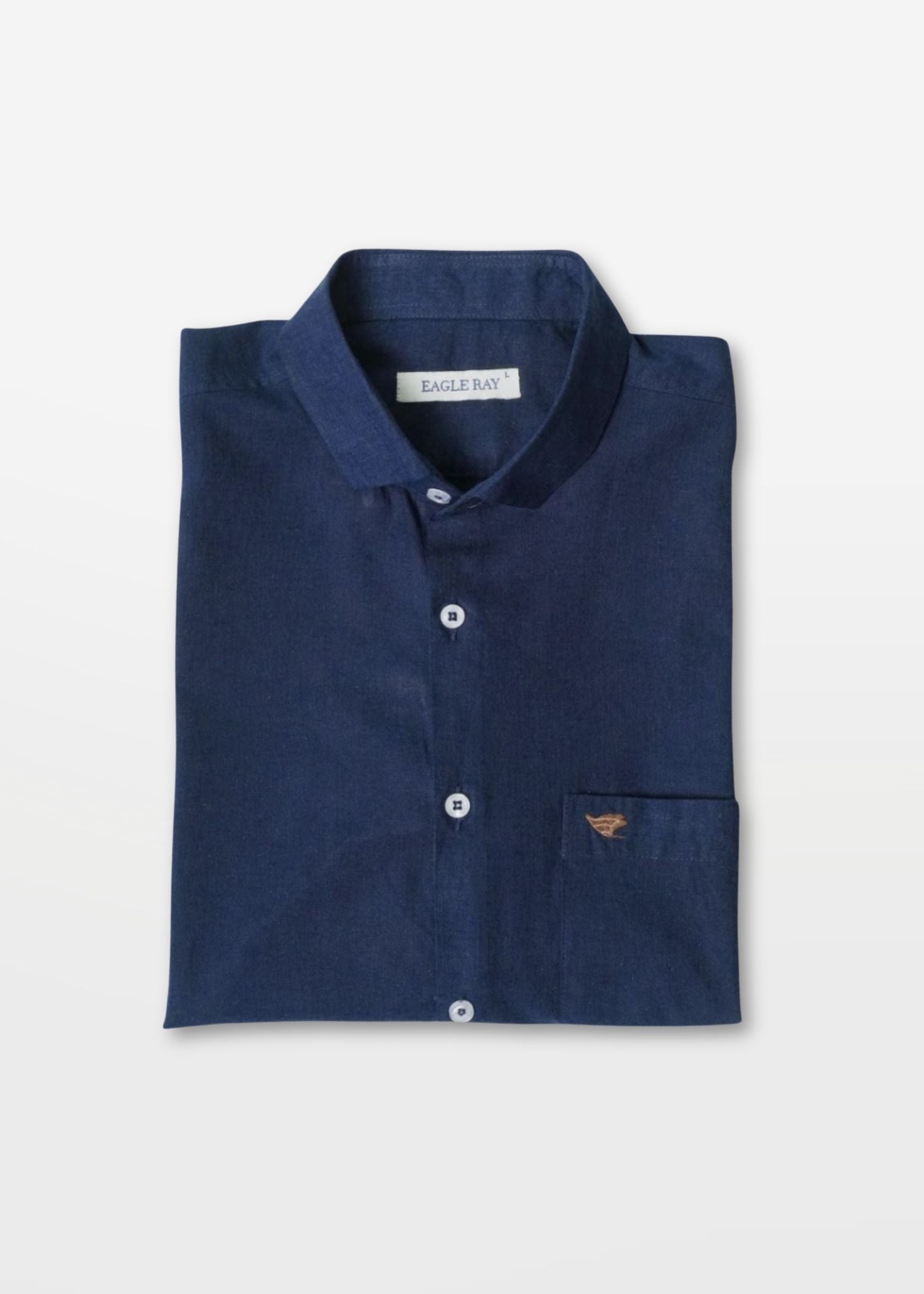 Rhino Blue Lyocell Linen Shirt