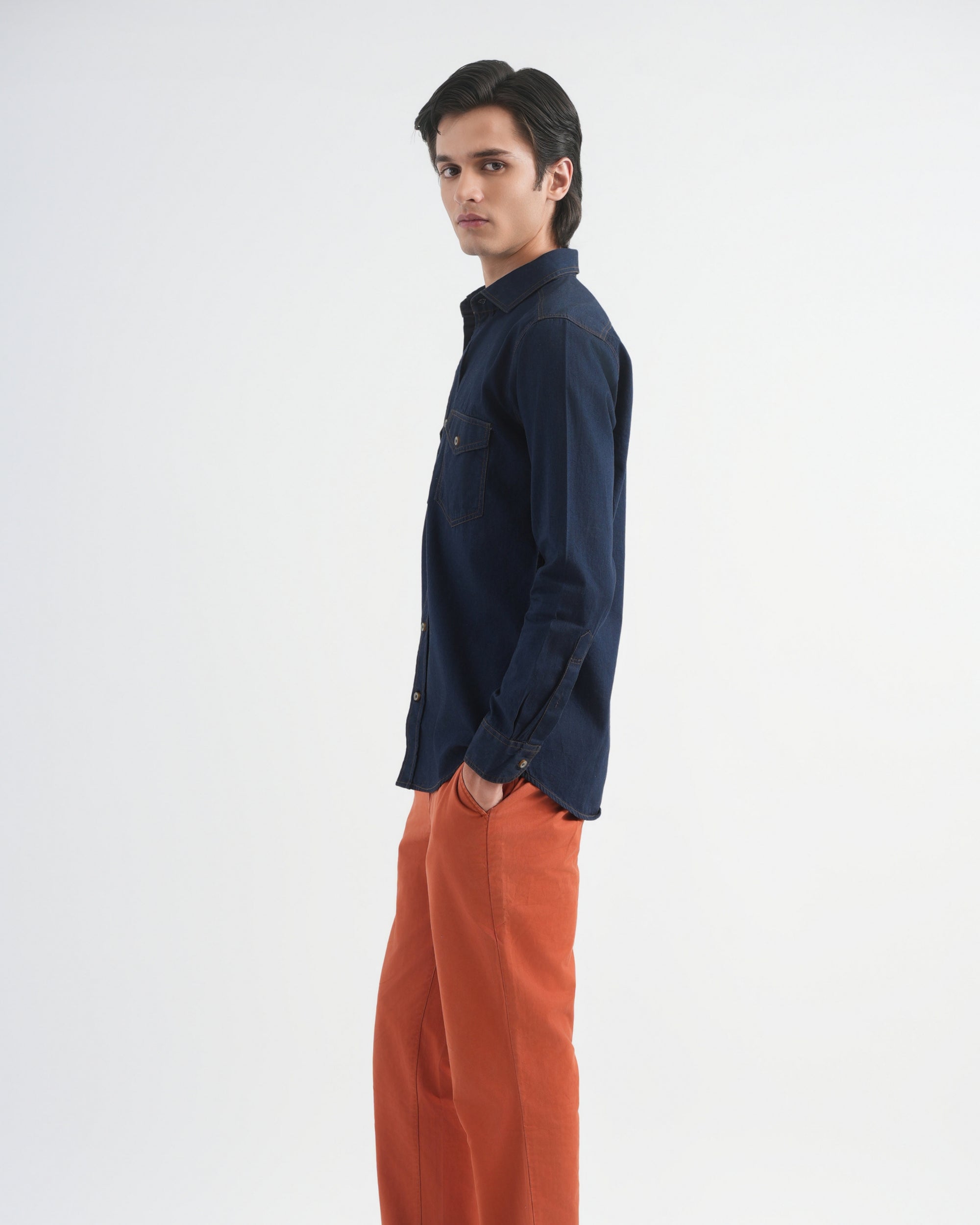 Baltic Blue Indigo Shirt