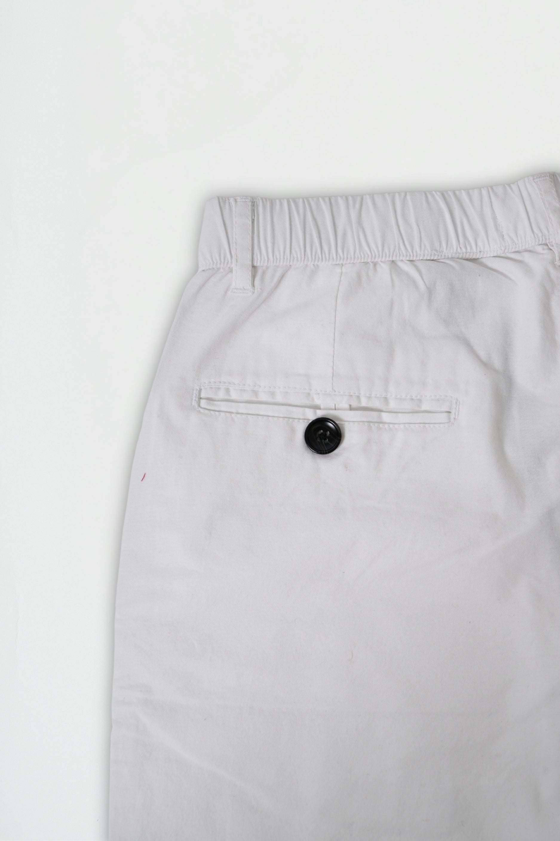 Light Grey Cotton Drawstring Pants
