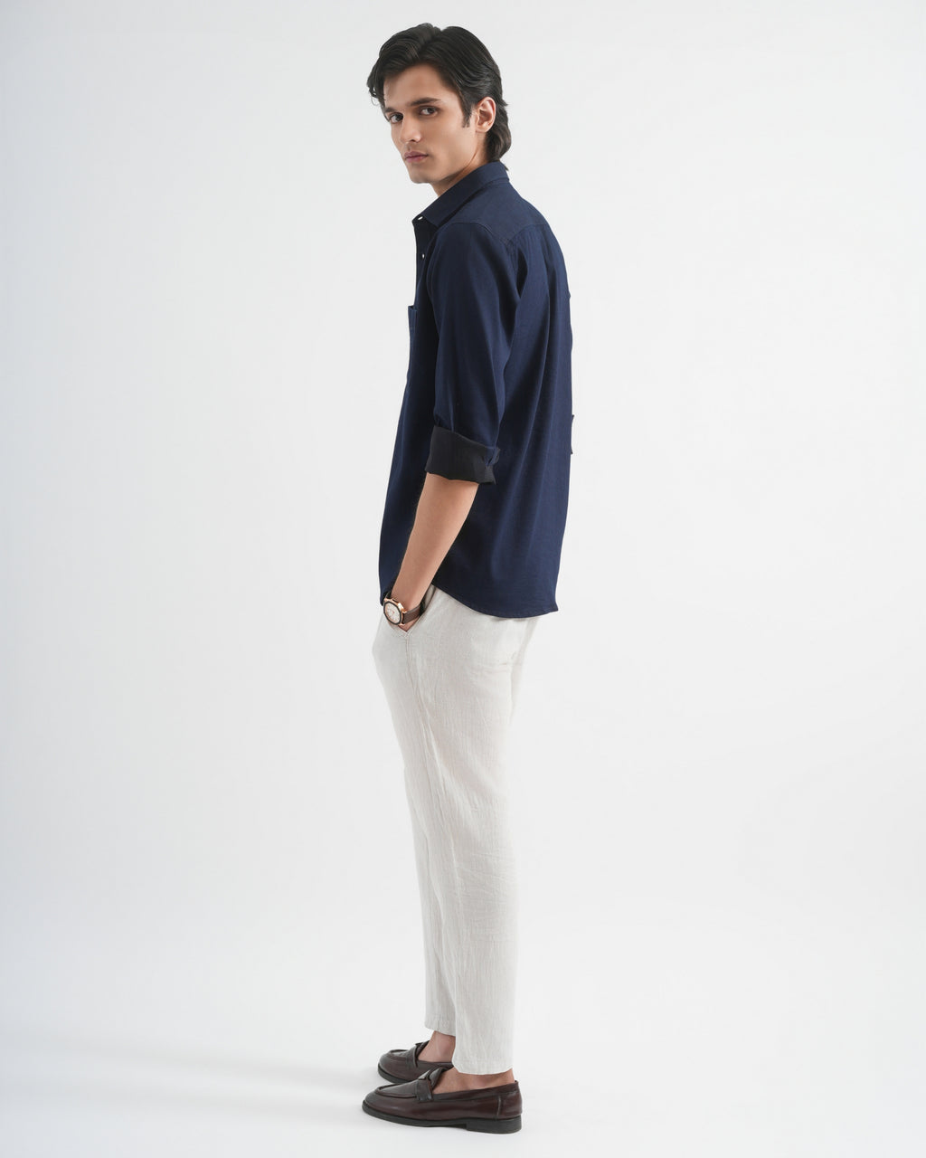 Space Blue Indigo Shirt