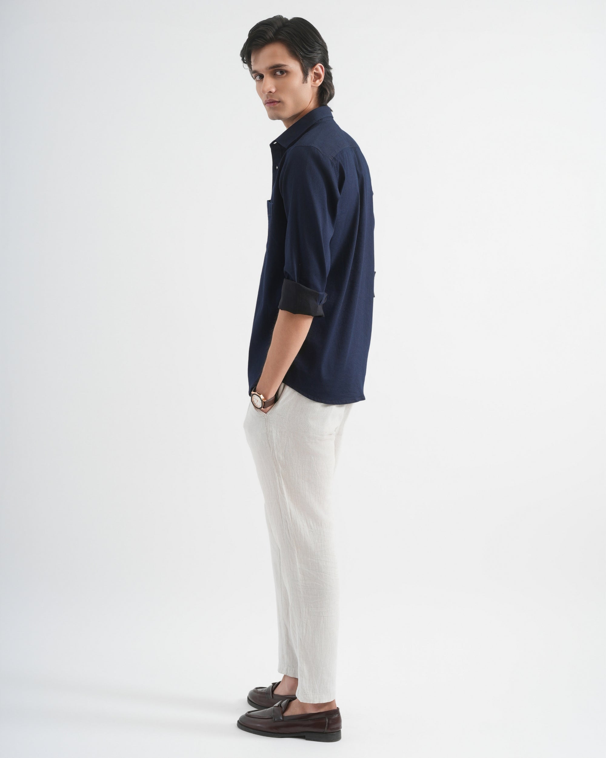 Space Blue Indigo Shirt