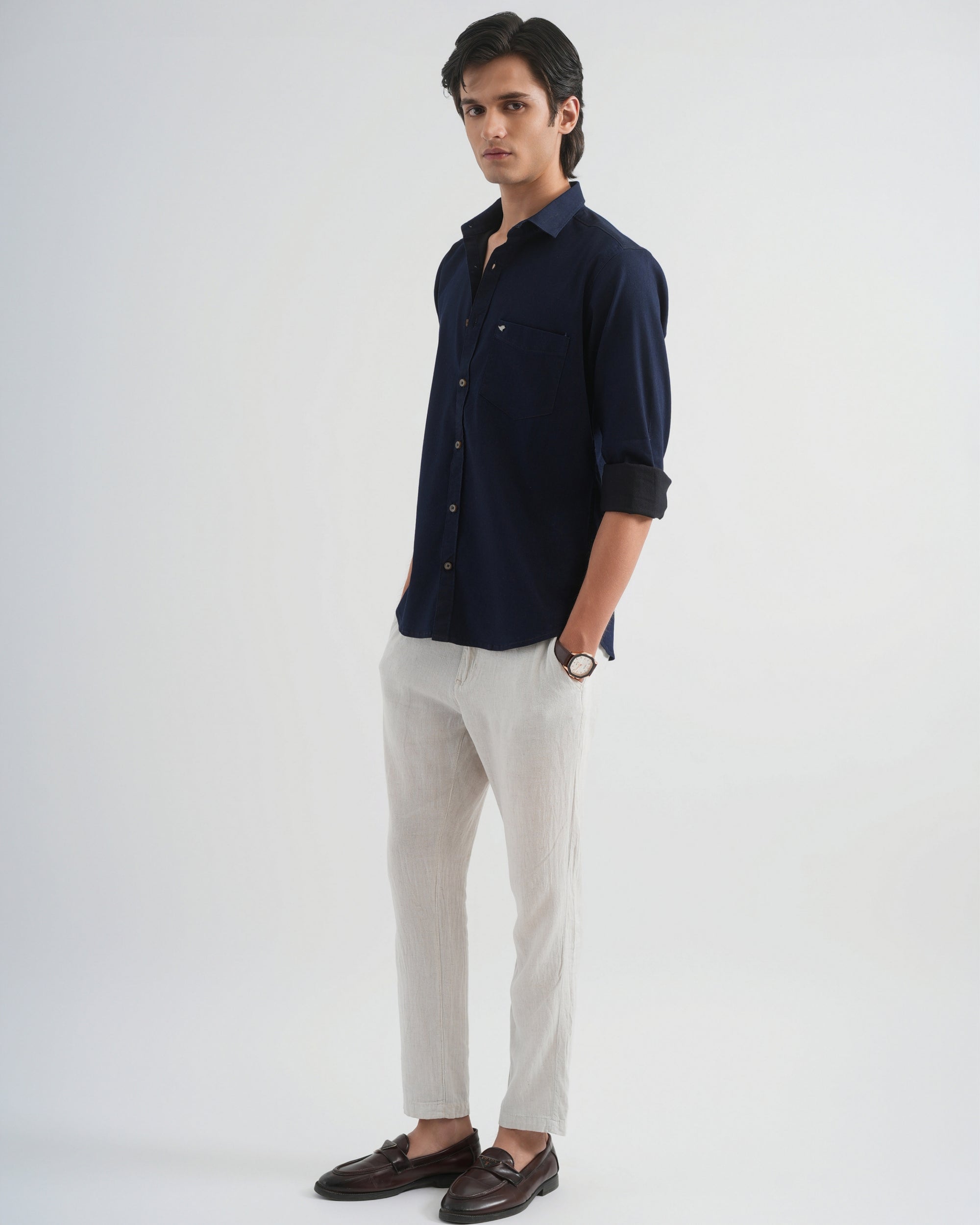 Space Blue Indigo Shirt
