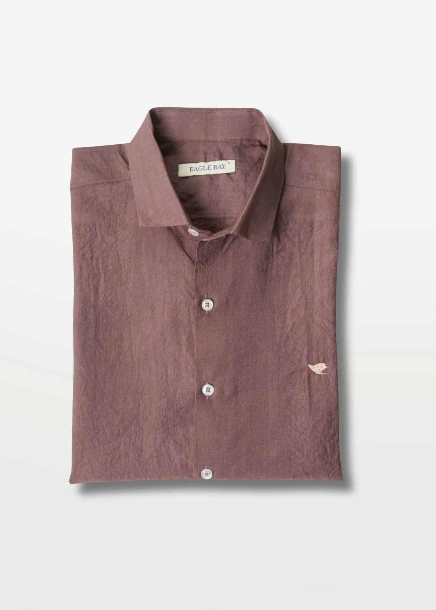 Rose Taupe Crushed Cotton Shirt
