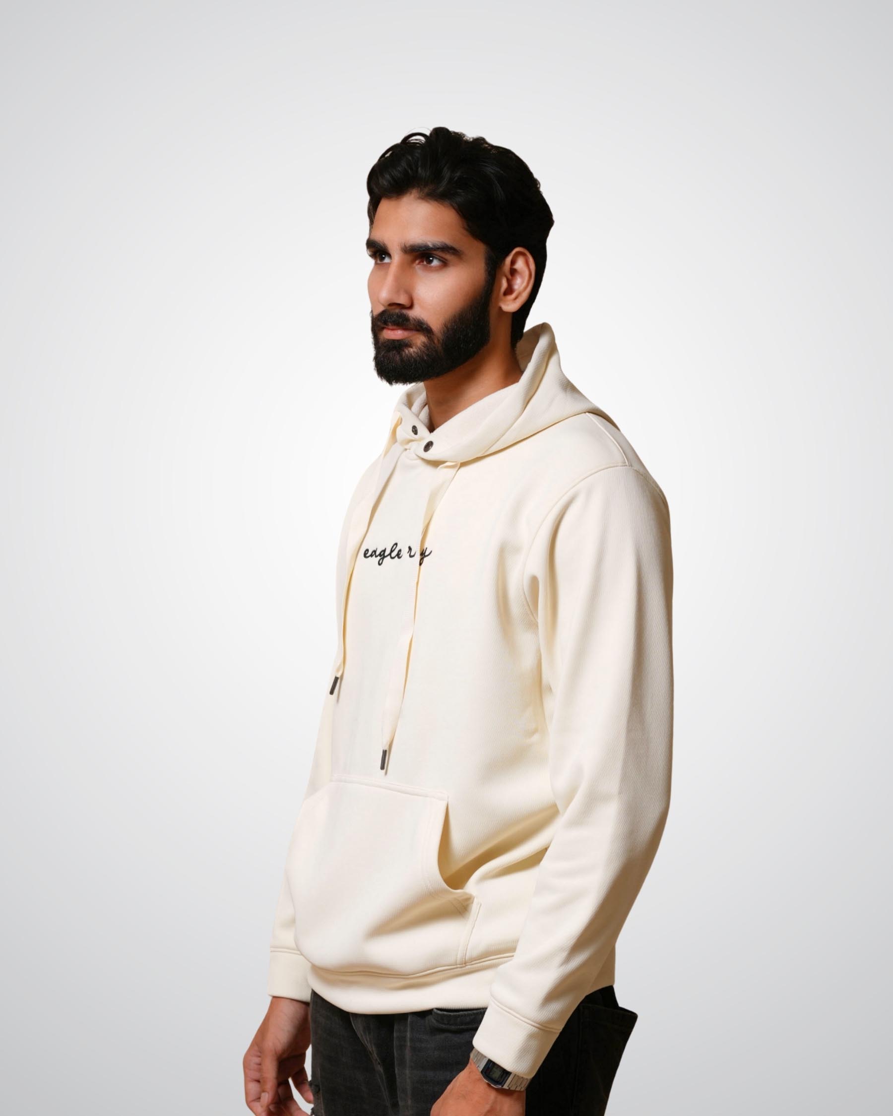 The Ray Hoodie in Off White