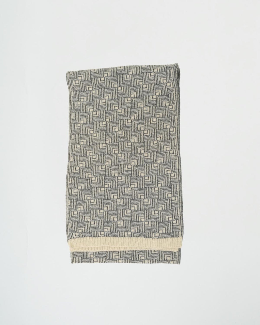 Angora Wool Muffler In Glaucous