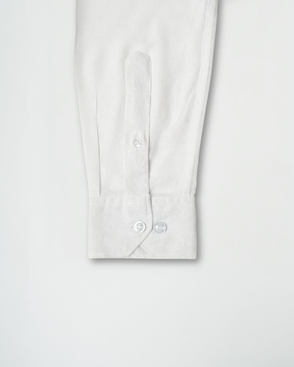 Porcelain White Viscose Linen shirt