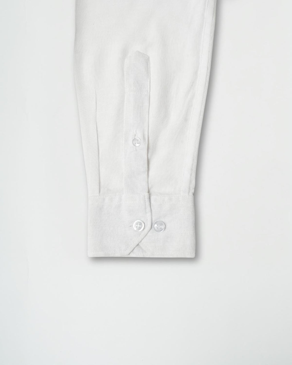 Porcelain White Viscose Linen shirt