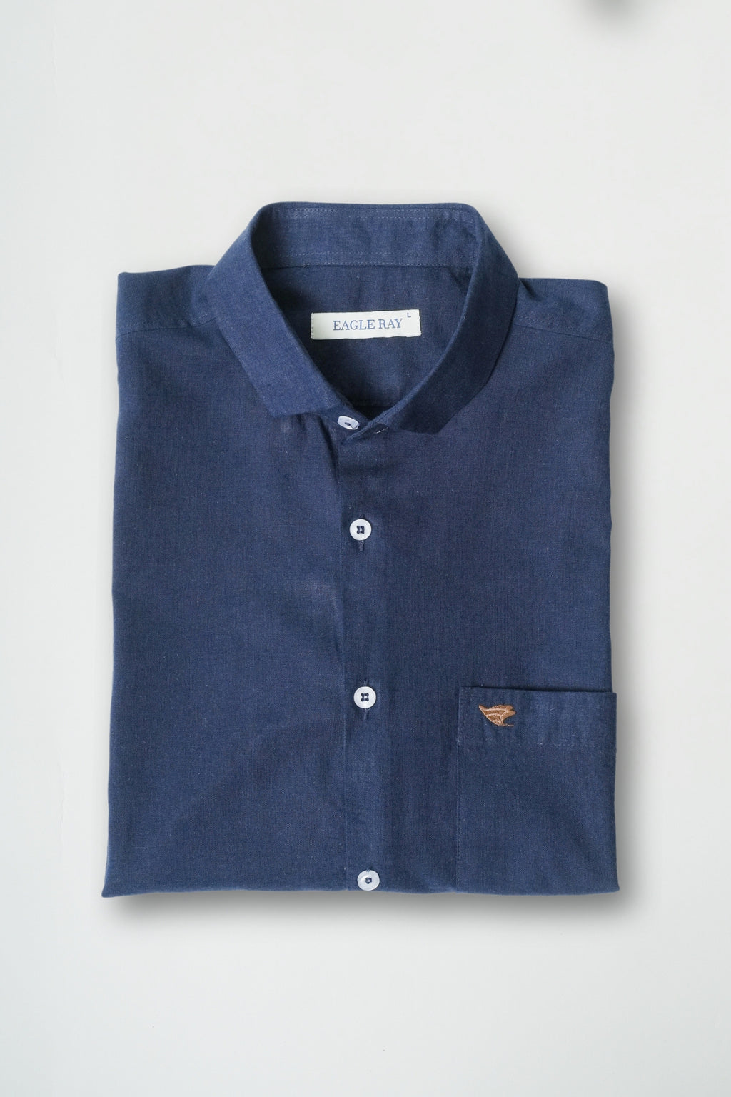 Rhino Blue Lyocell Linen Shirt