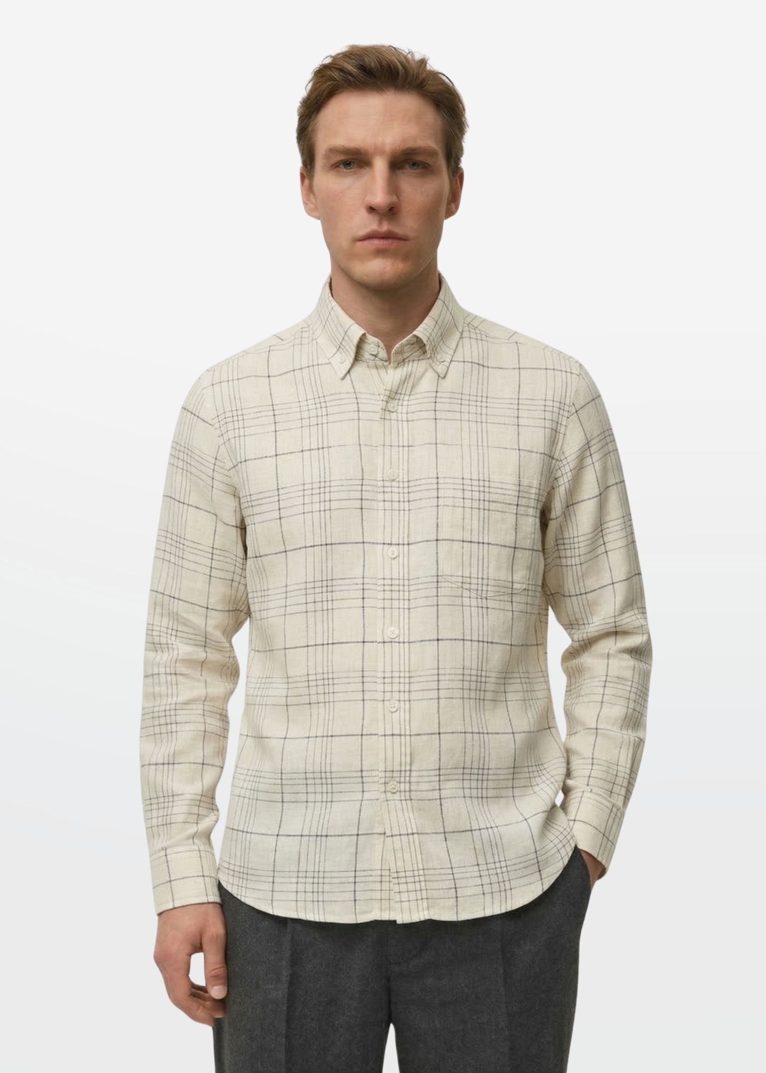 Ivory Check Shirt