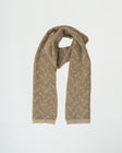 Angora Wool Muffler in Sandrift