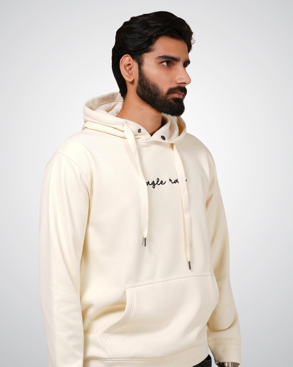 The Ray Hoodie in Off White