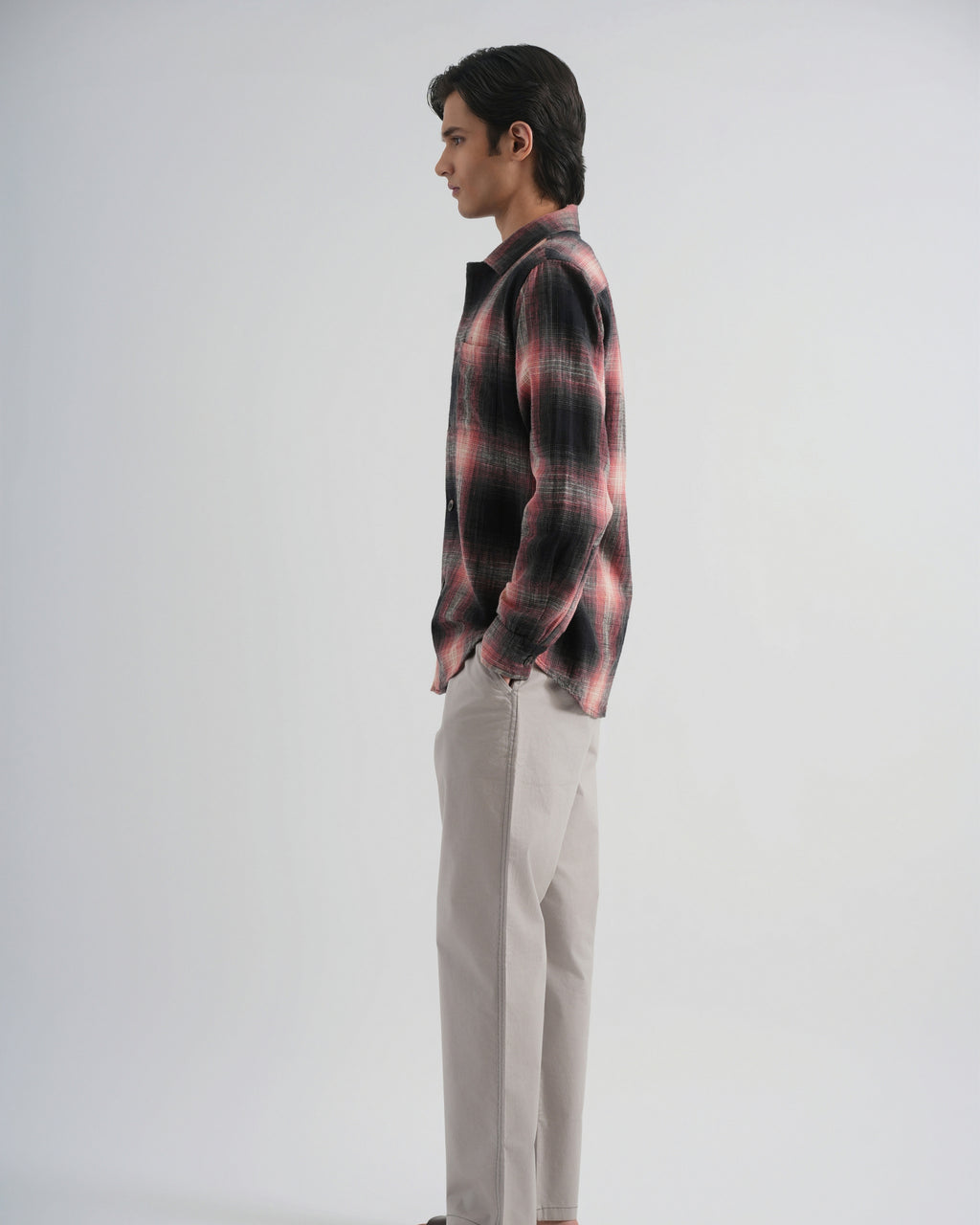 Checked Red Shirt