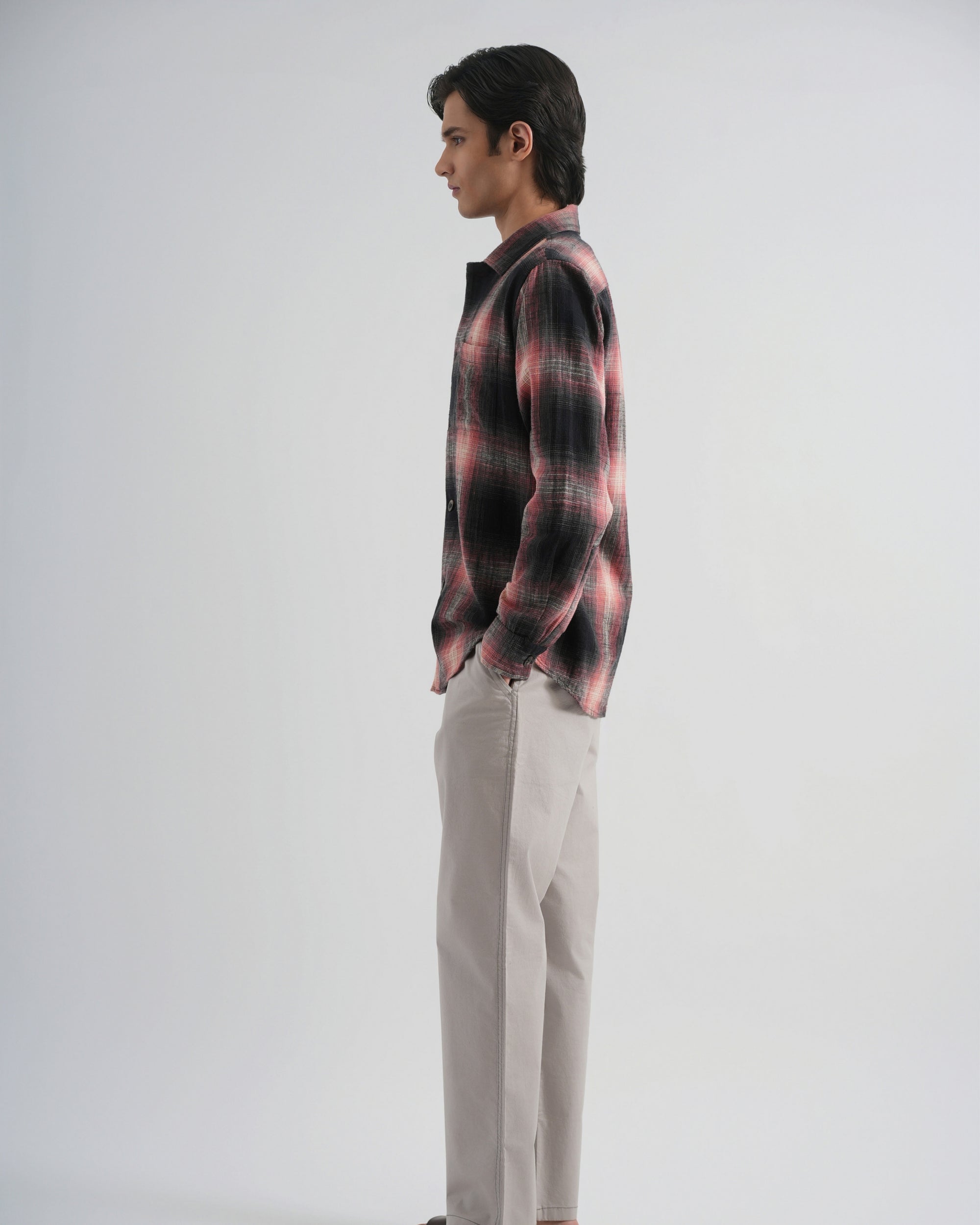 Checked Red Shirt