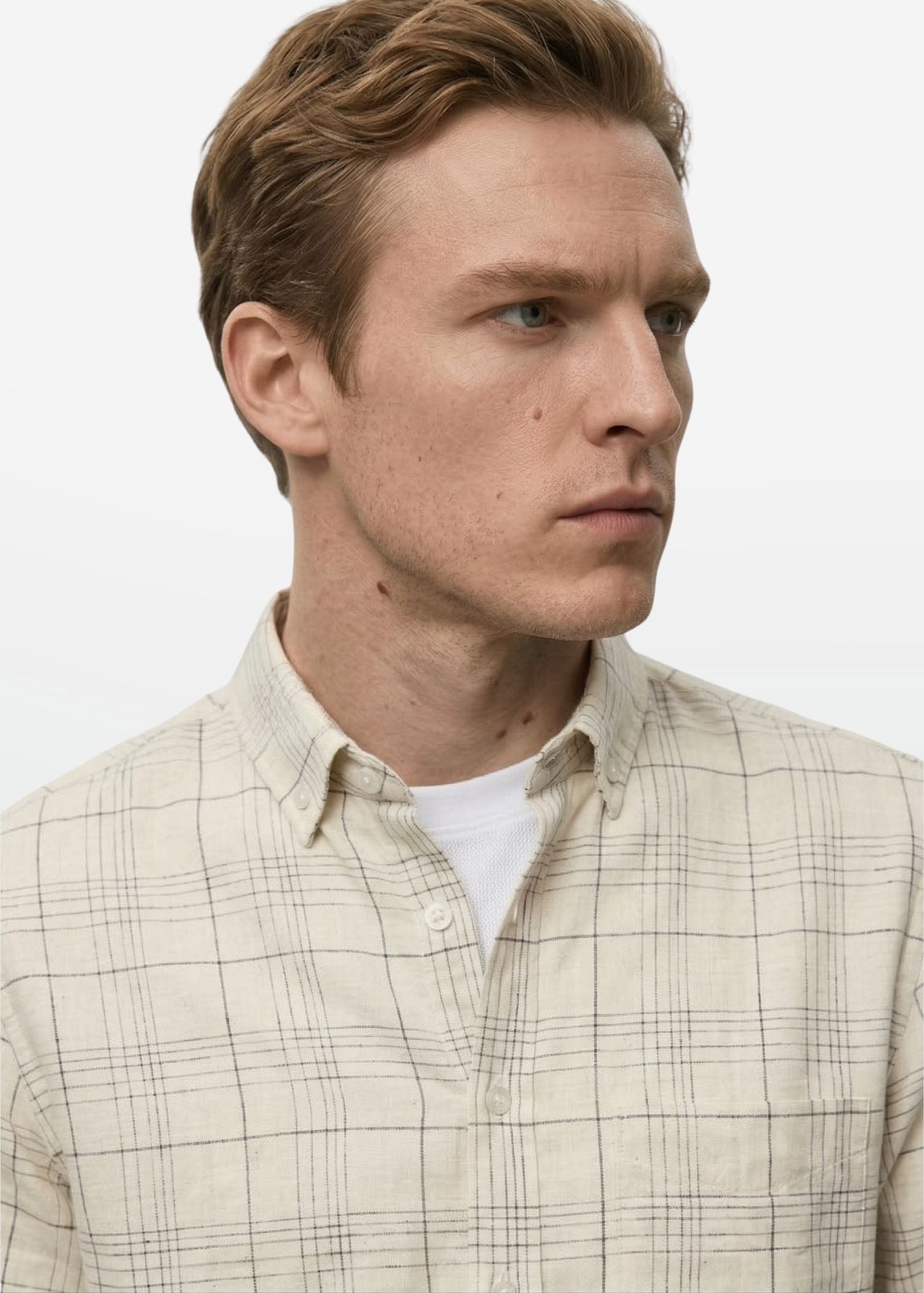 Ivory Check Shirt