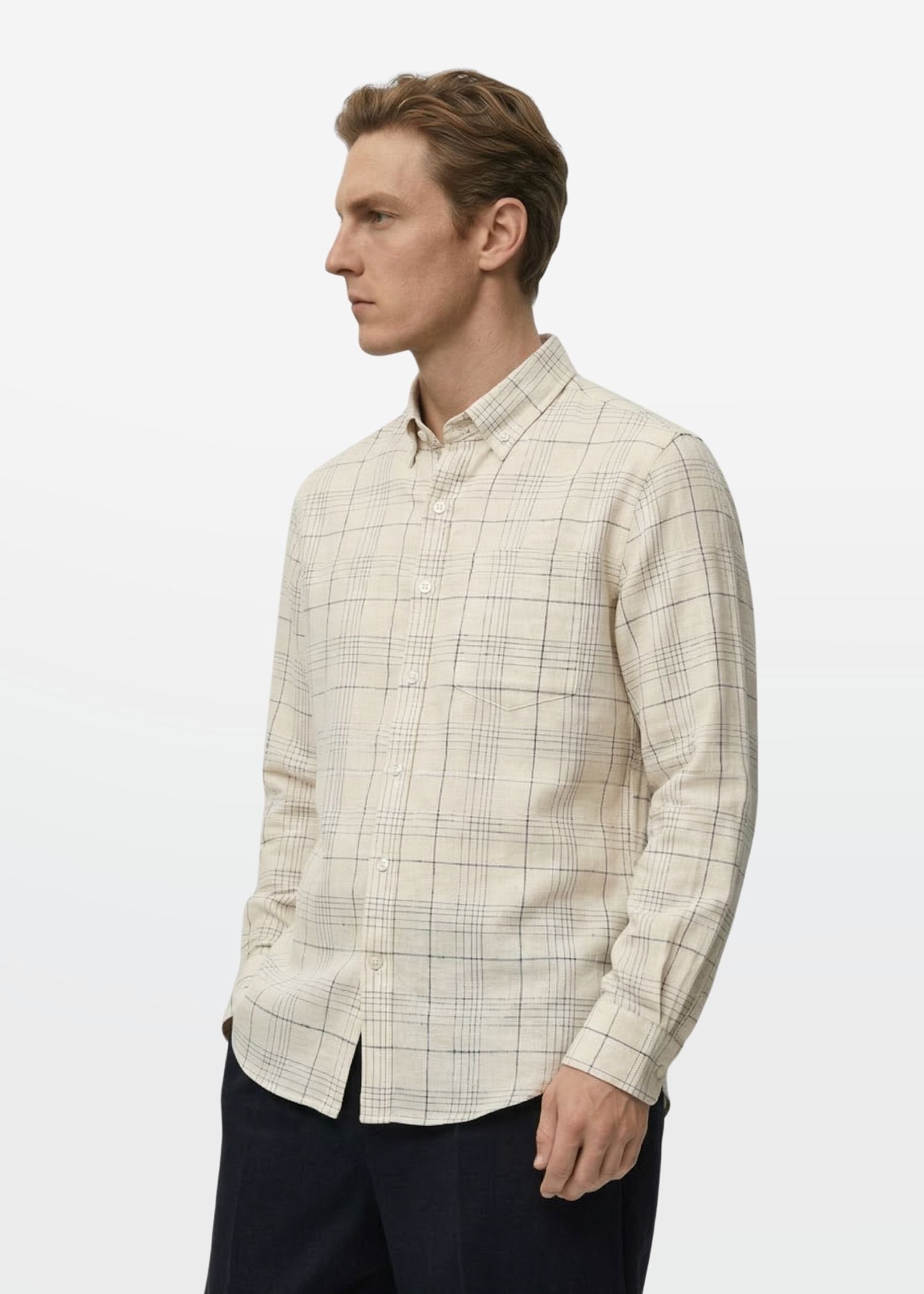 Ivory Check Shirt