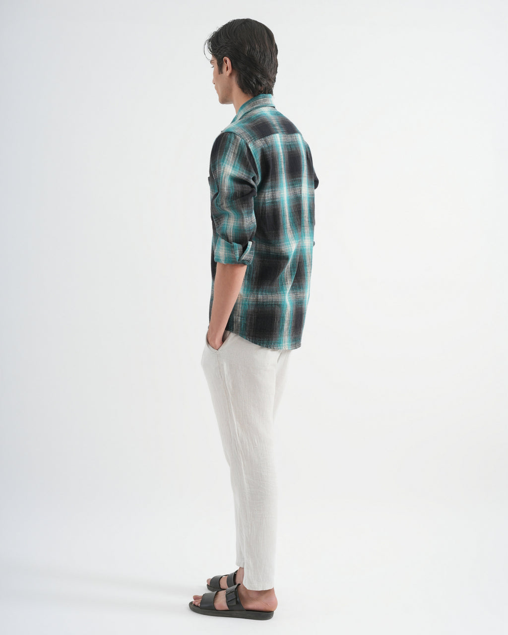 Checked Green Shirt