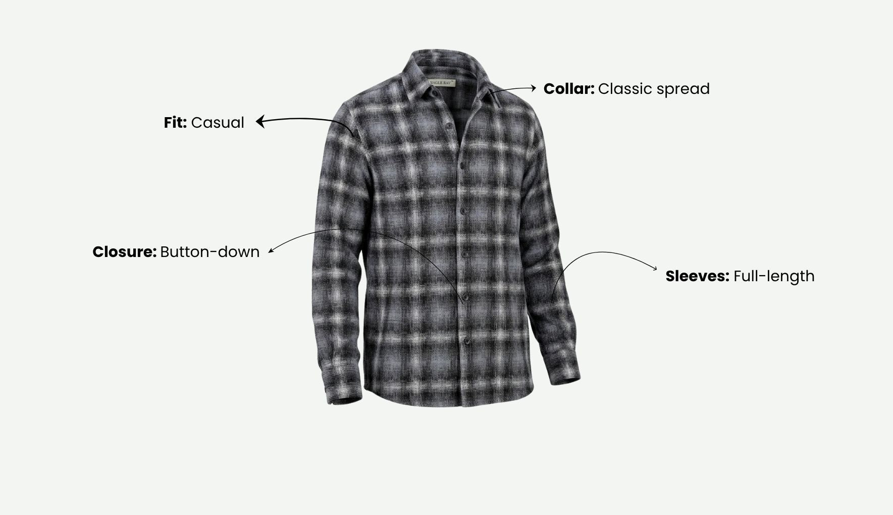 Charcoal Mist Check Shirt