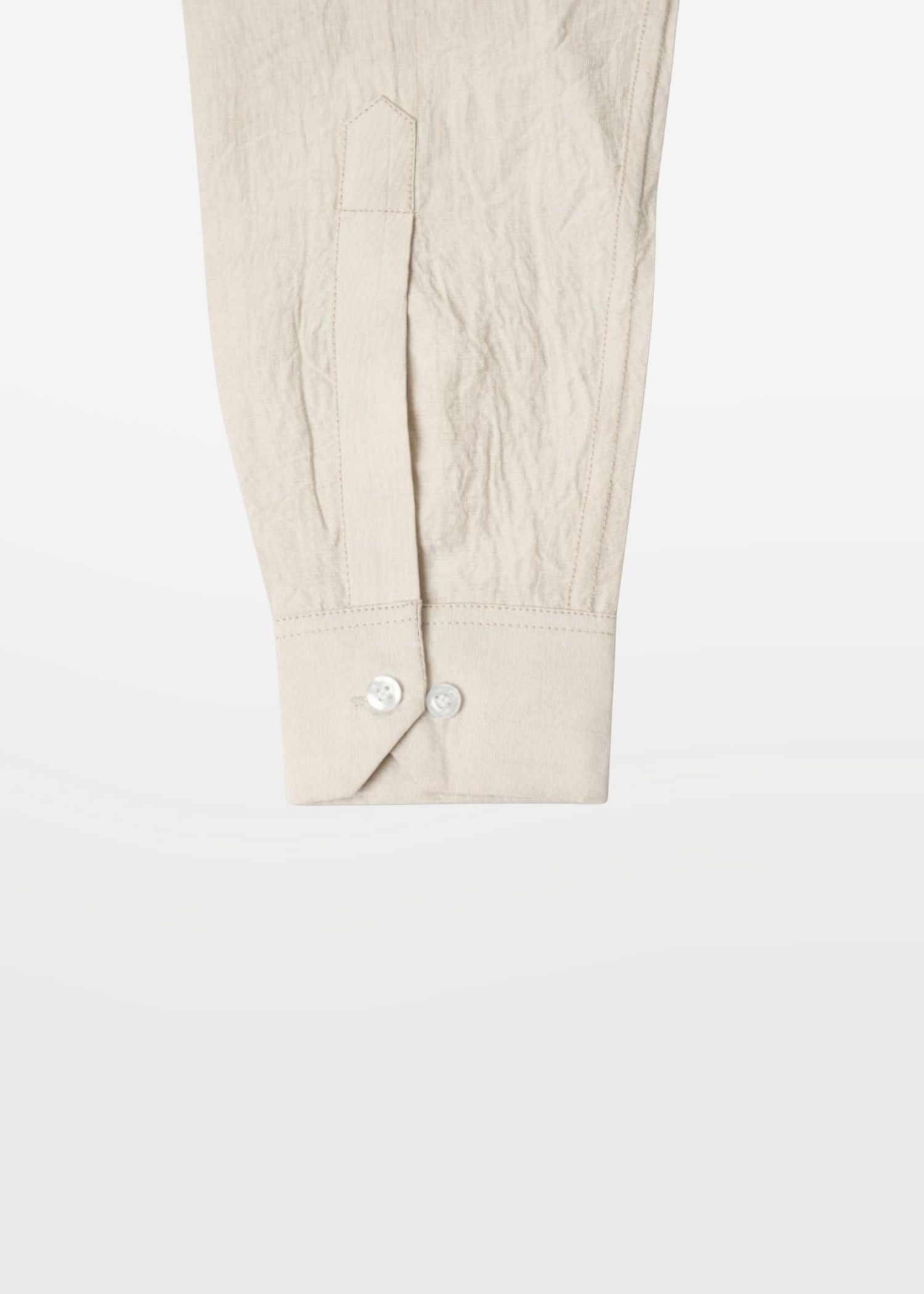 Soft Amber Crushed Cotton Shirt — Men's Crushed Cotton Shirt | Eagle Ray