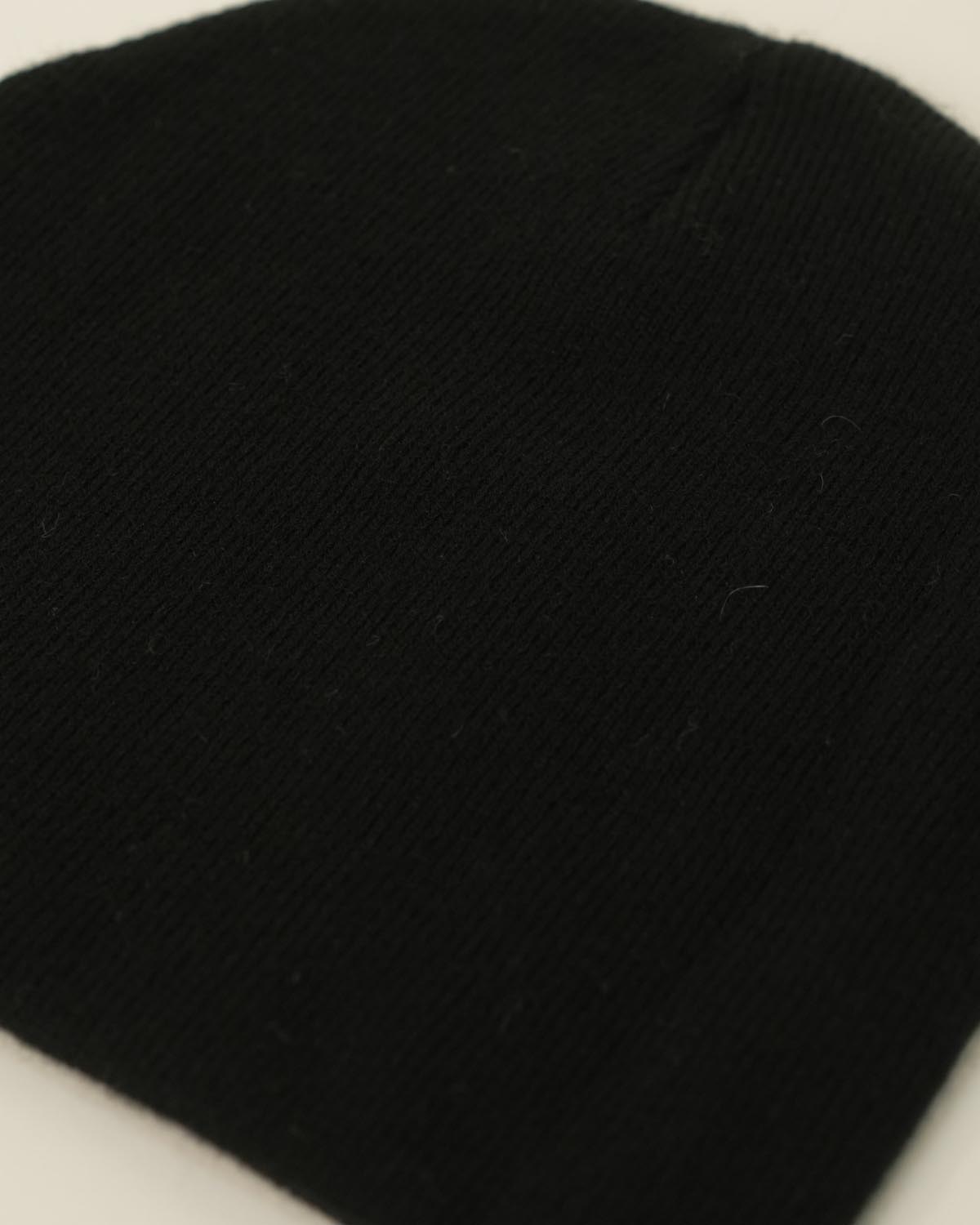 Beanie Cap In Midnight Black